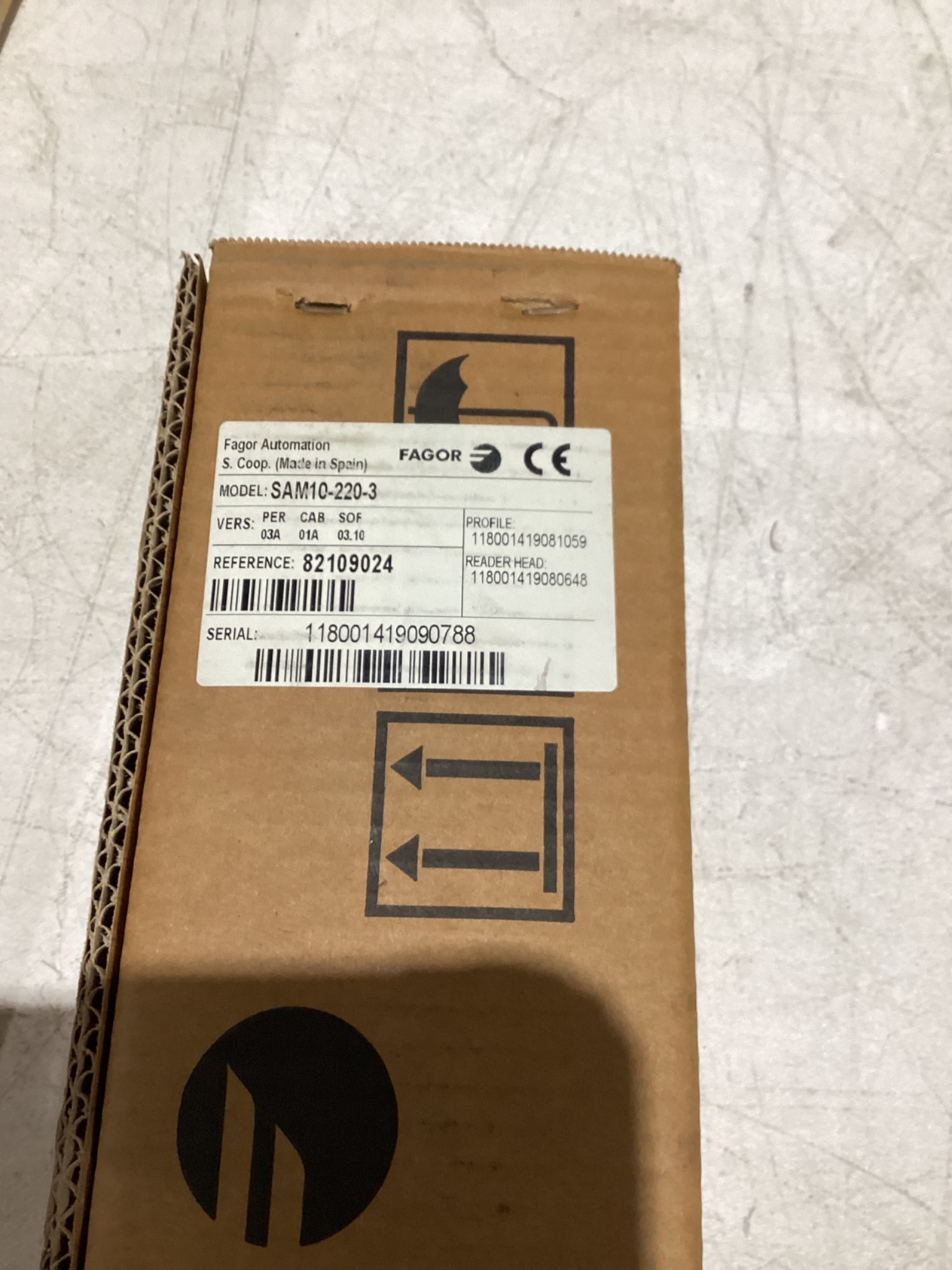 FAGOR LINEAR GUIDE SAM10-220-3 NEW 4