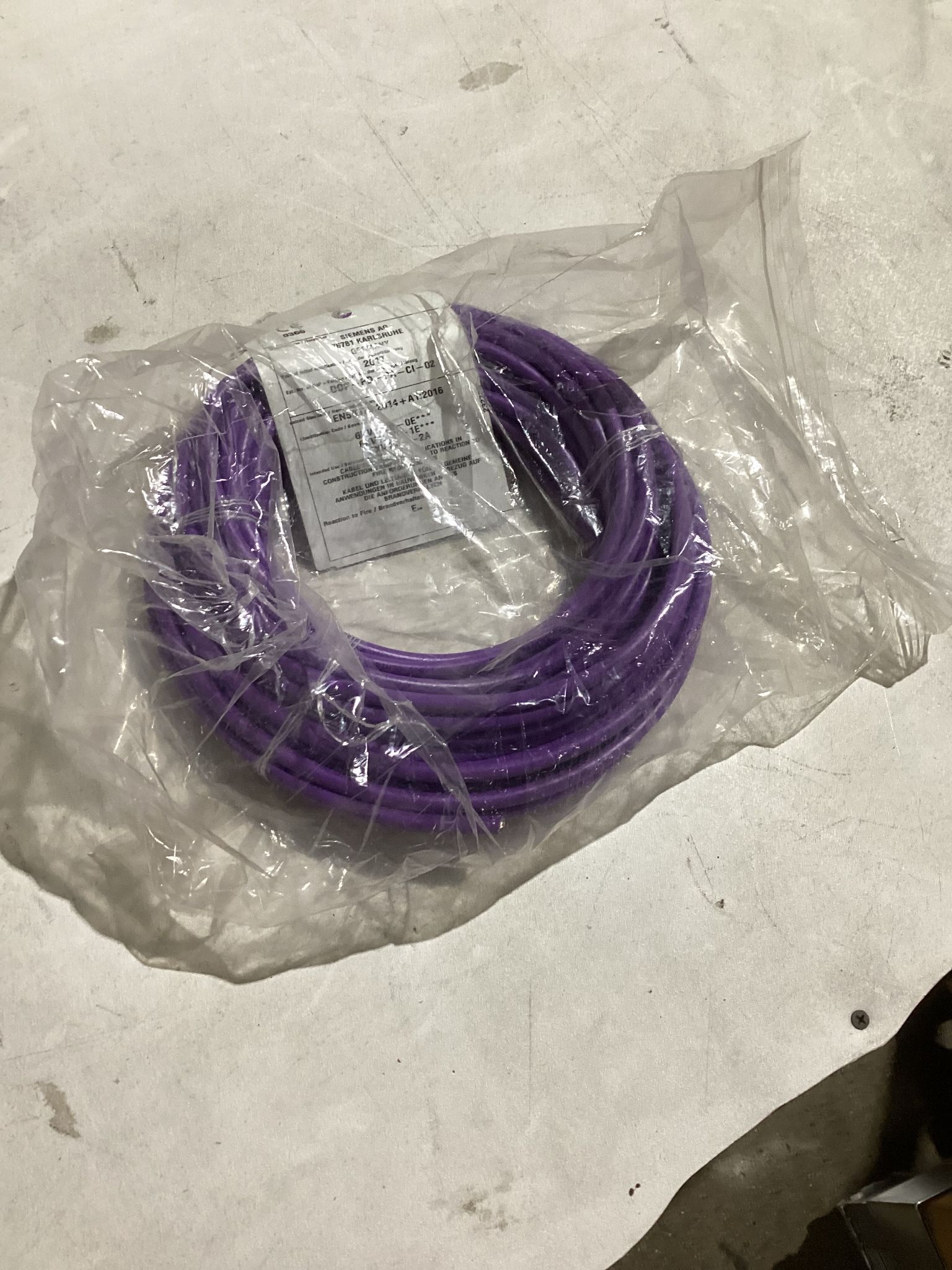 SIEMENS 6XV1830-0EN20 PROFIBUS FASTCONNECT CABLE 20M USED 0