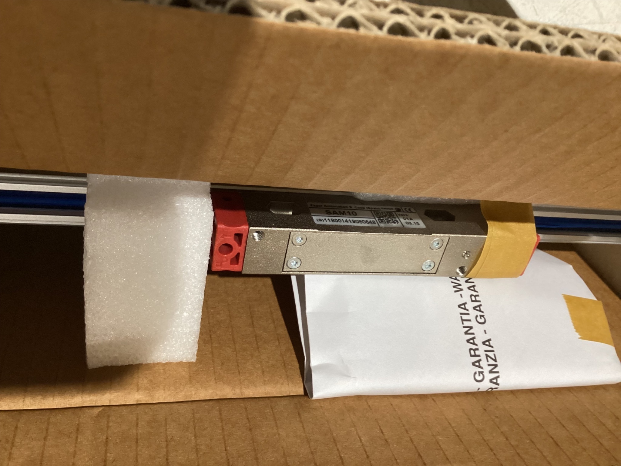 FAGOR LINEAR GUIDE SAM10-220-3 NEW 0