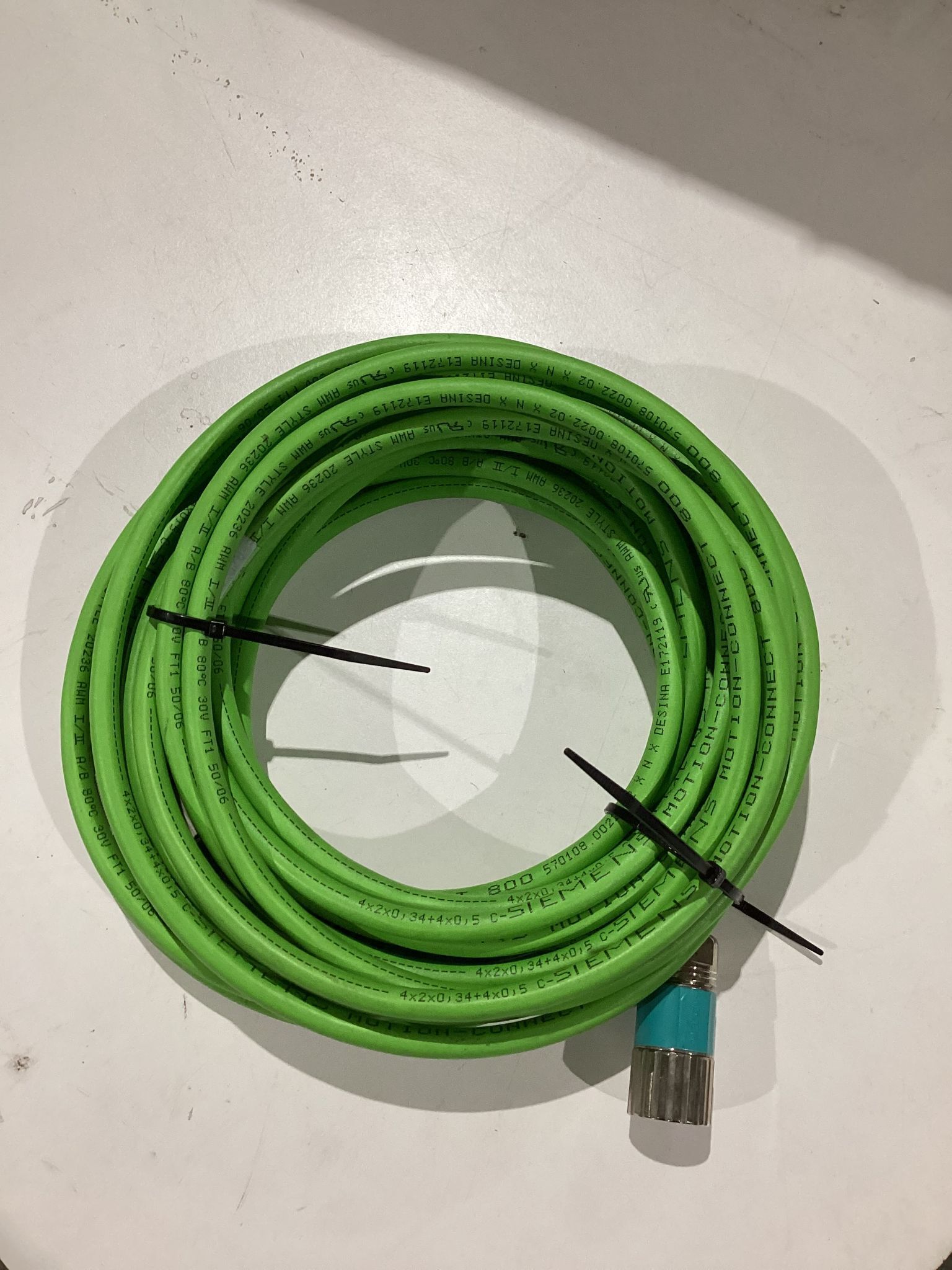 SIEMENS 6FX8002-2CA11-1BA0 DRIVE-CLIQ CABLE 11M NEW OPEN BOX 0