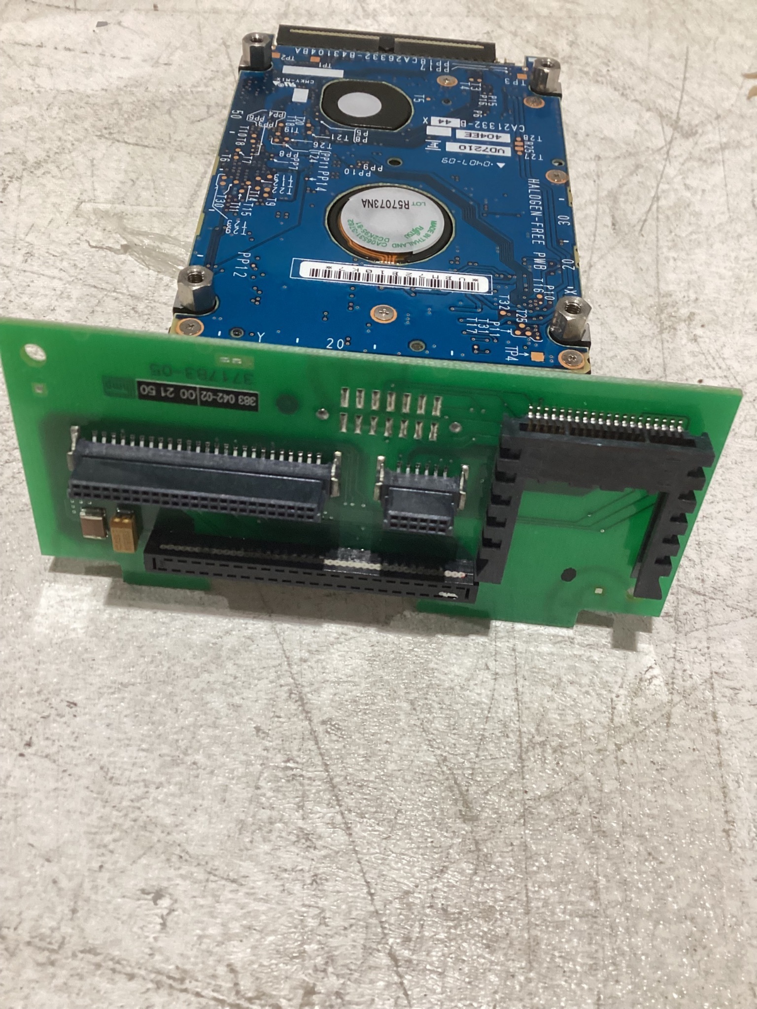 FUJITSU HARD DRIVE MHV2040AH USED 2