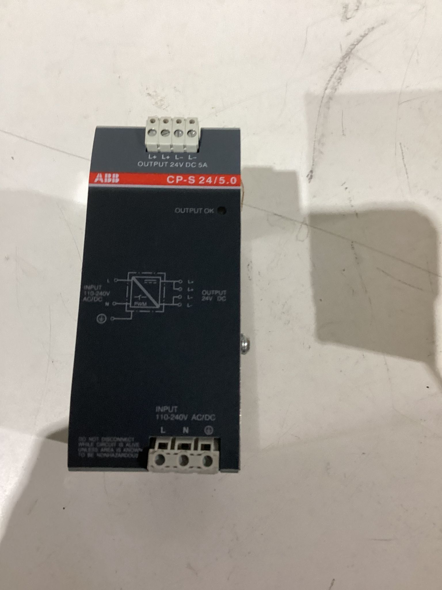 ABB 1SVR427014R0000 CP-S 24/5.0 POWER SUPPLY USED 0