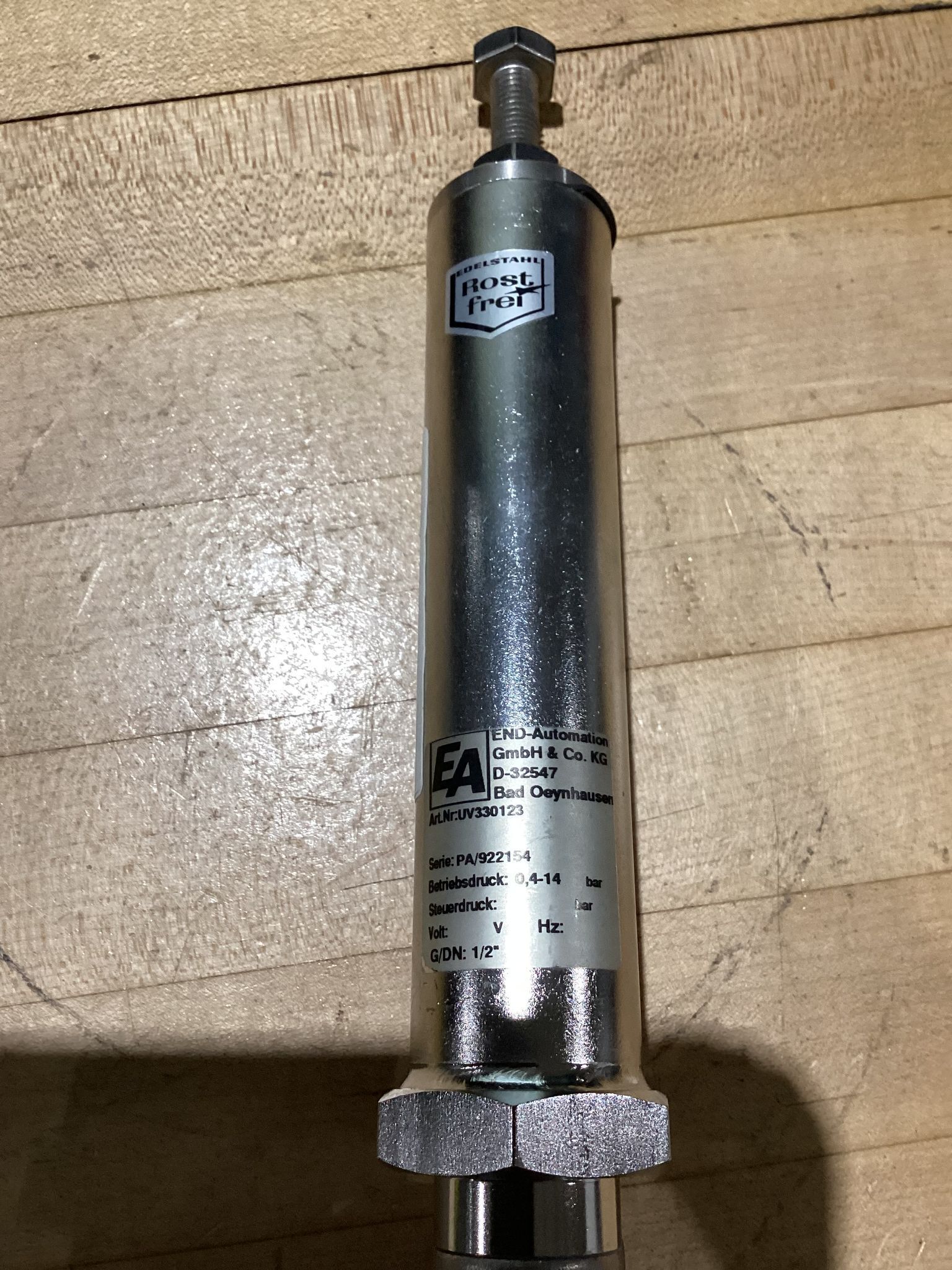 END-AUTOMATION D-32547 SOLENOID VALVE 24V 40-60Hz USED 2