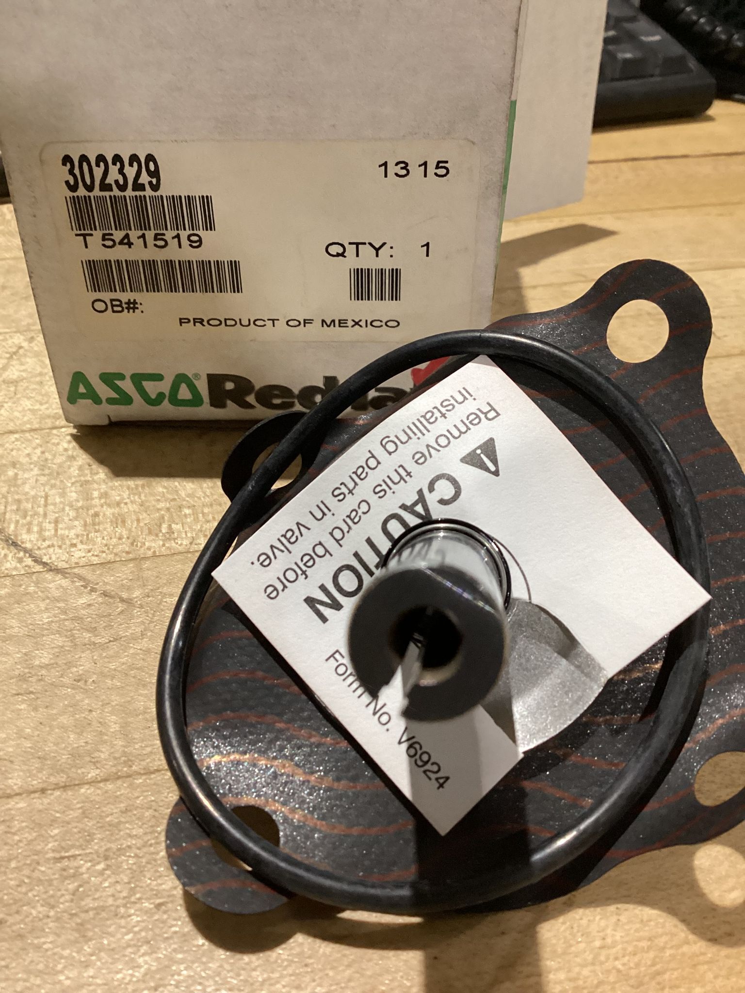 ASCO T541519 MULTIFUNCTION SPOOL VALVE 5/2 ISO SIZE 1 USED 1