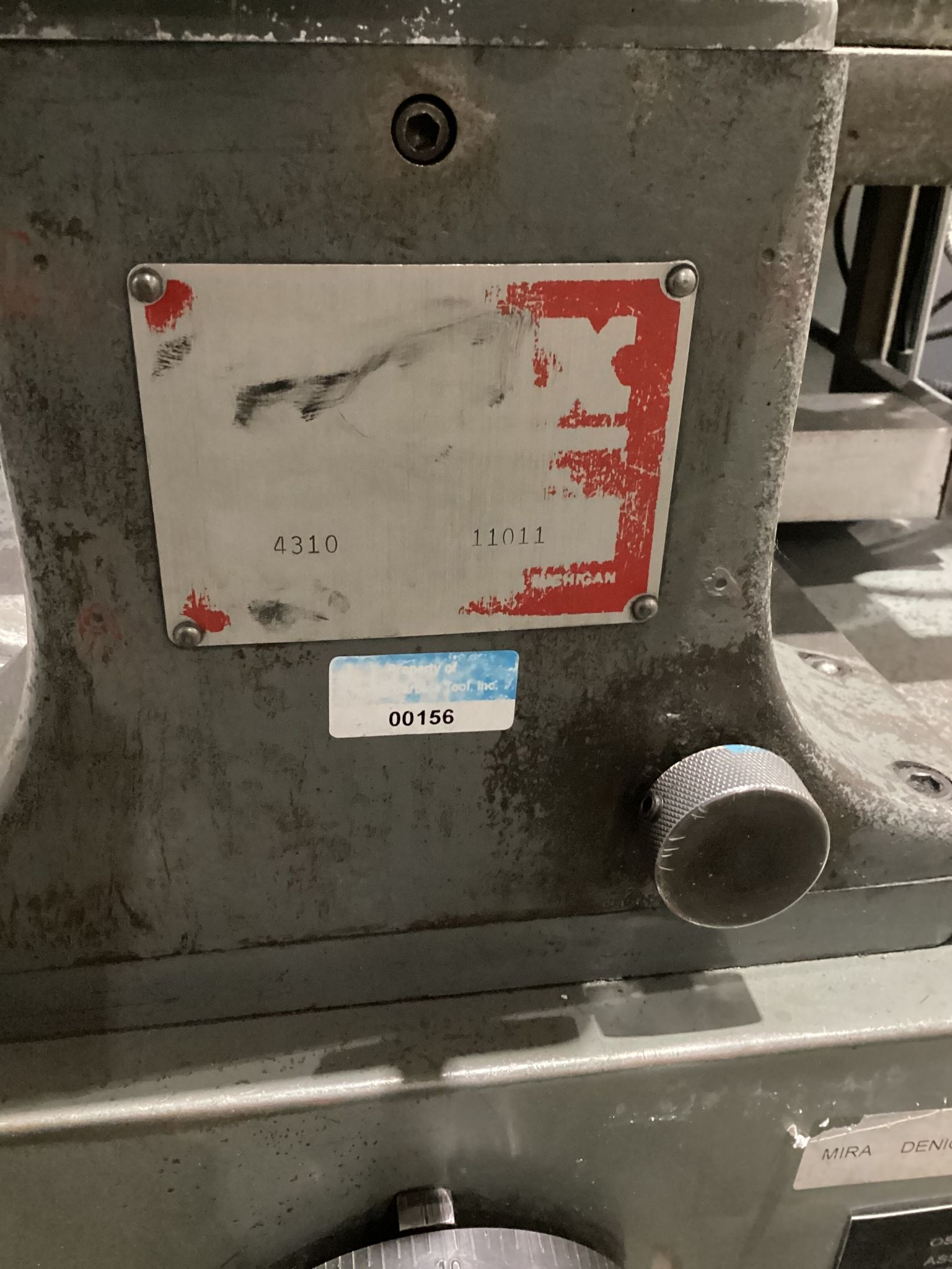 OSG TAP AND DIE 4310 OPTICAL COMPARATOR USED 4