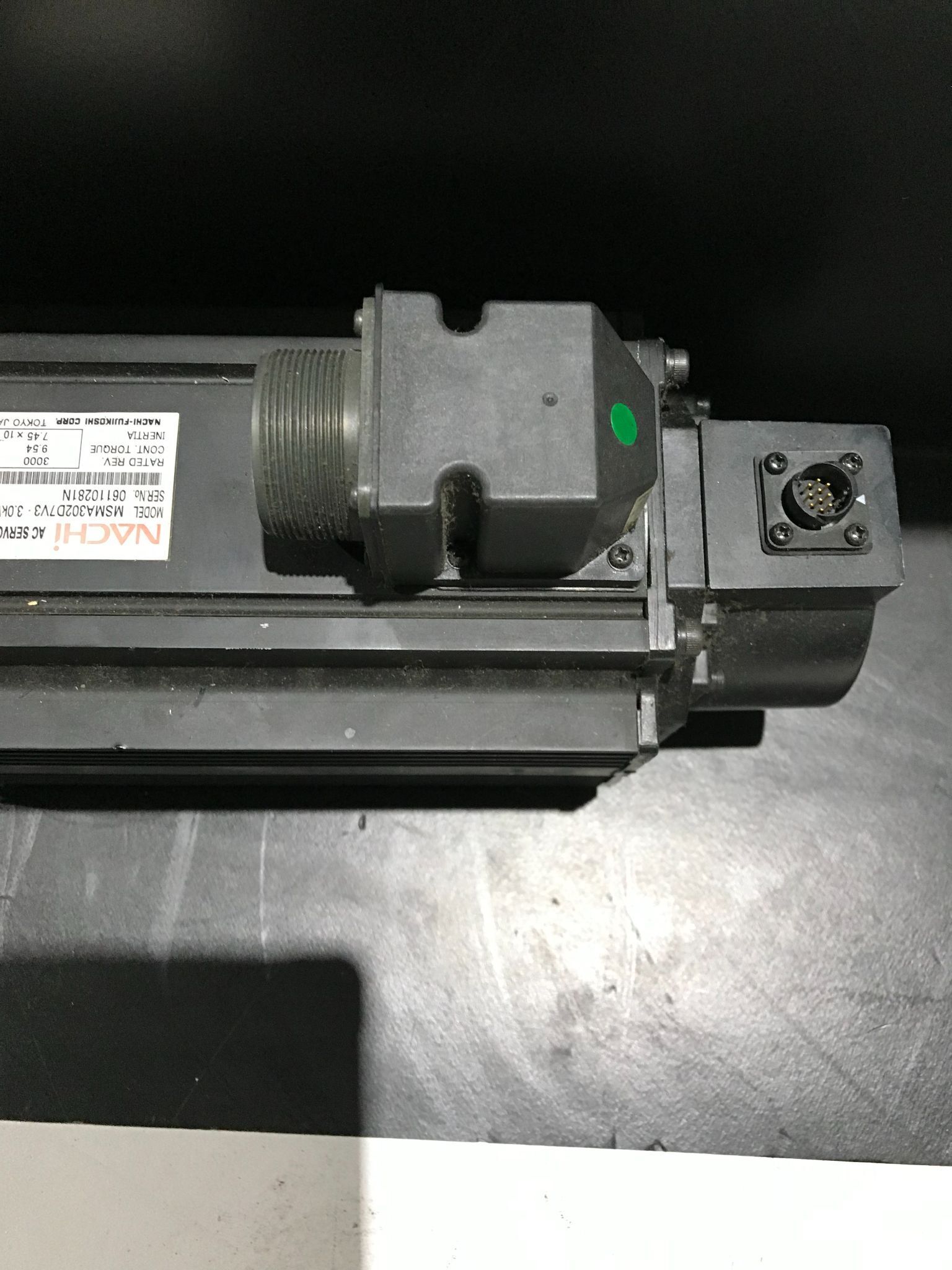 NACHI SERVO MOTOR MSMA302D7V3 USED 2