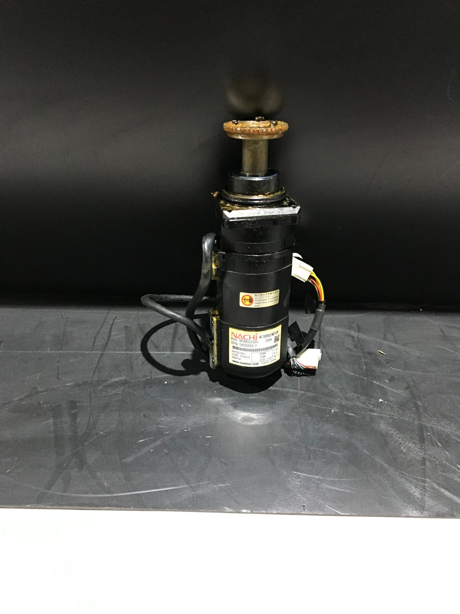 NACHI SPINDLE MOTOR MSM022Q9V USED 1