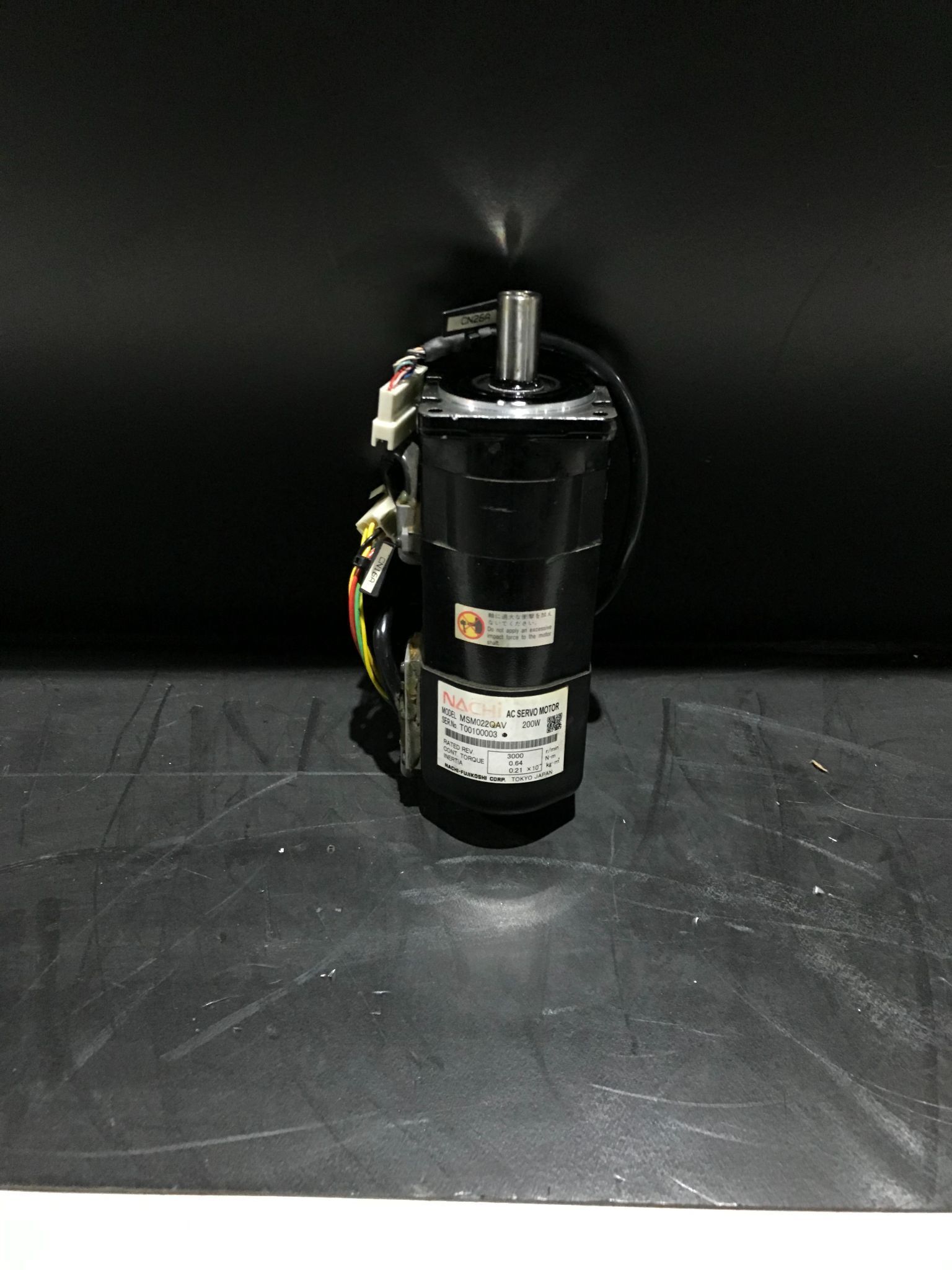 NACHI SPINDLE MOTOR MSM022QAV USED 0