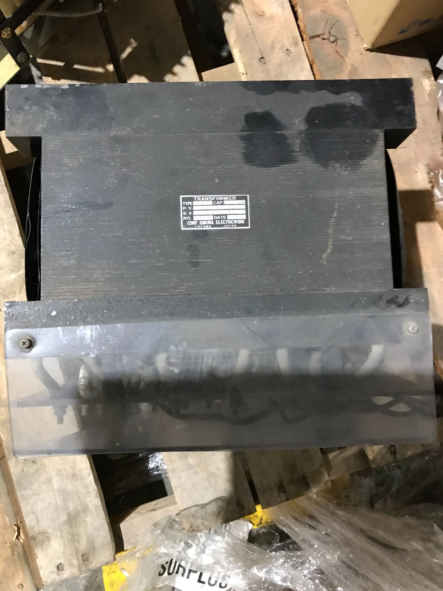 KIMURA 1207 TRANSFORMER 2.5KVA 440/460 TO 200V USED 3