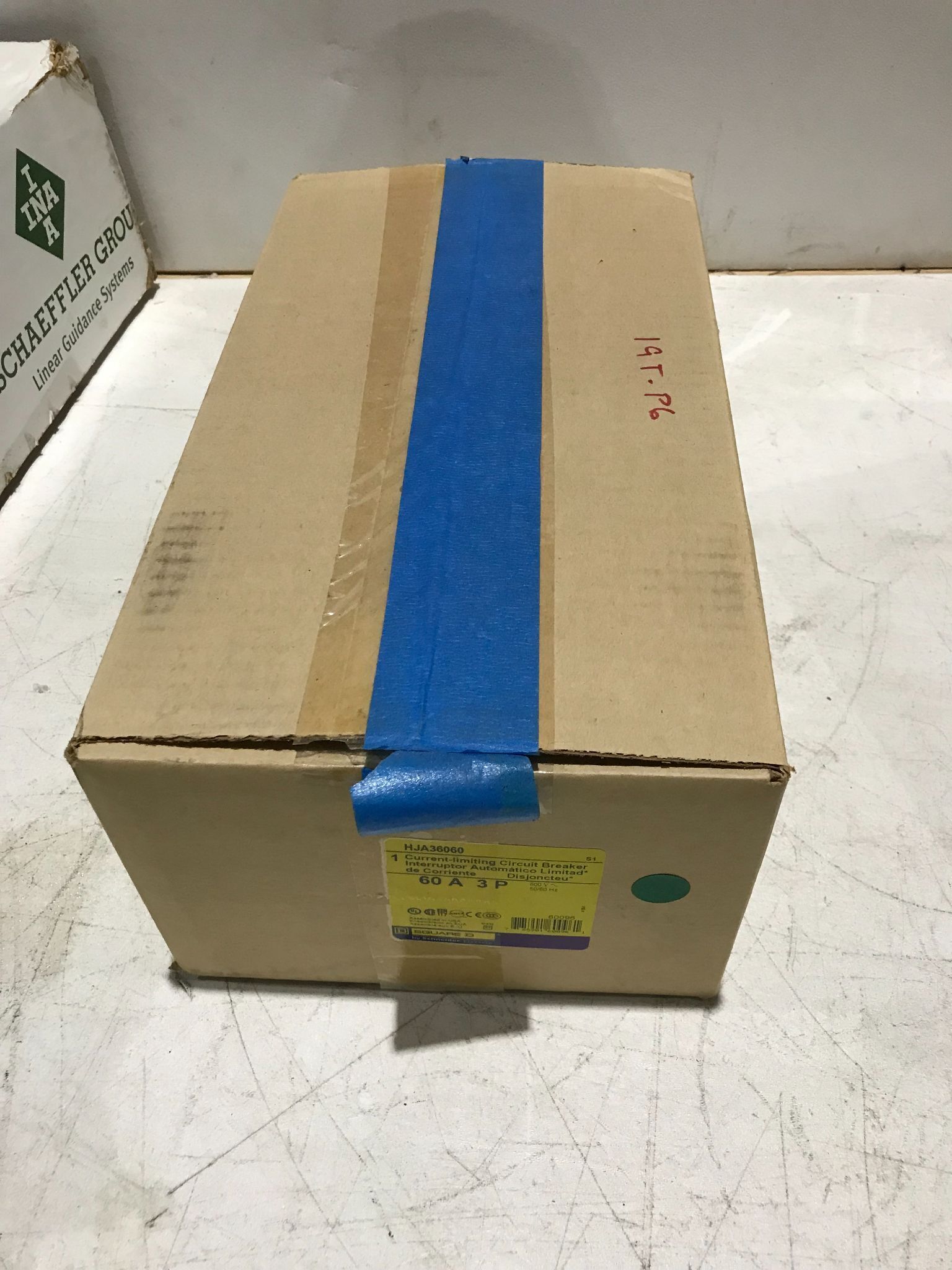 SQUARE D HJA36060 3P 60A 600V CIRCUIT BREAKER USED 4