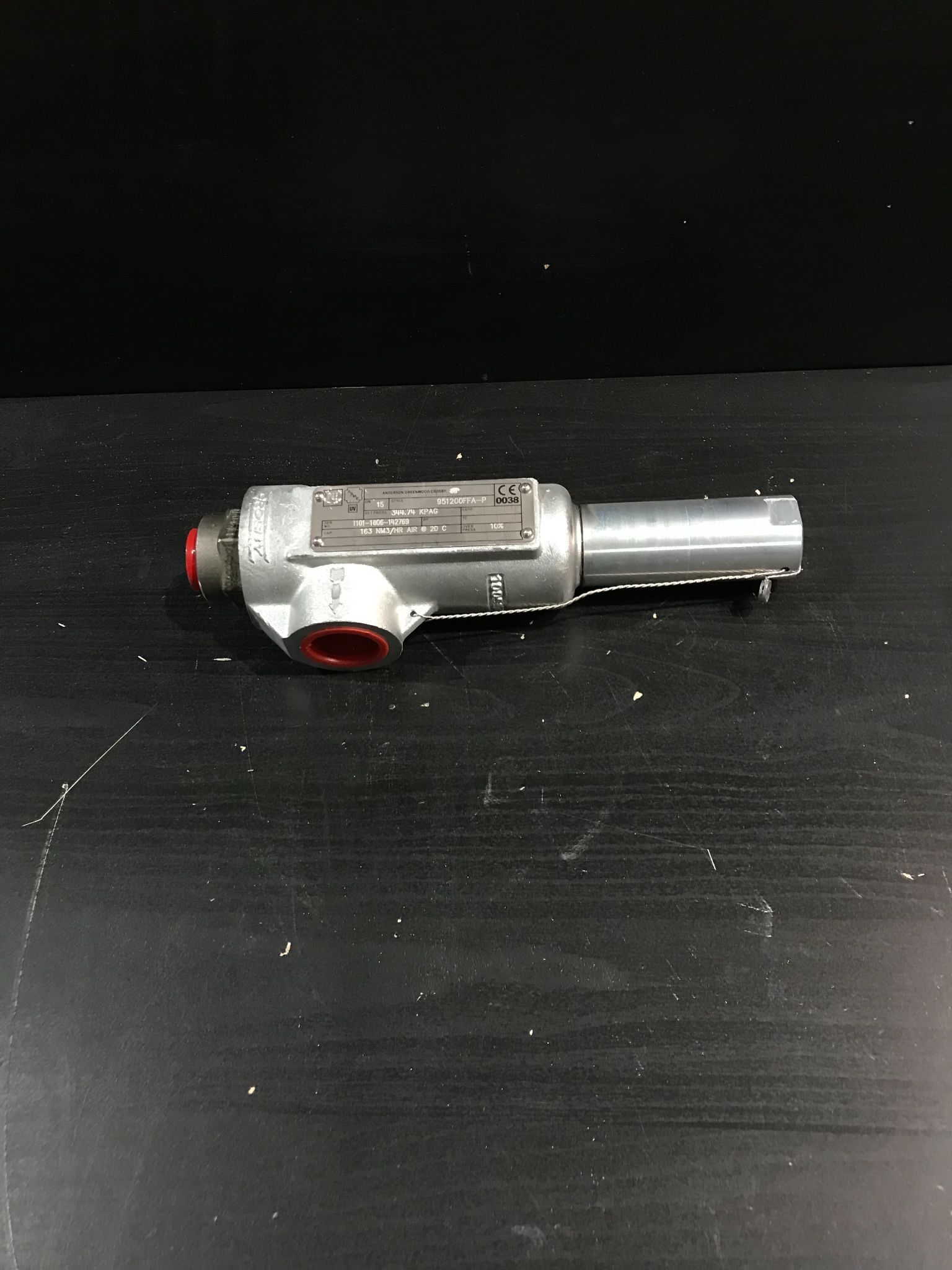 ANDERSON GREENWOOD CROSBY 951200FFA-P PILOT OPERATED SAFETY RELIEF VALVE USED 0