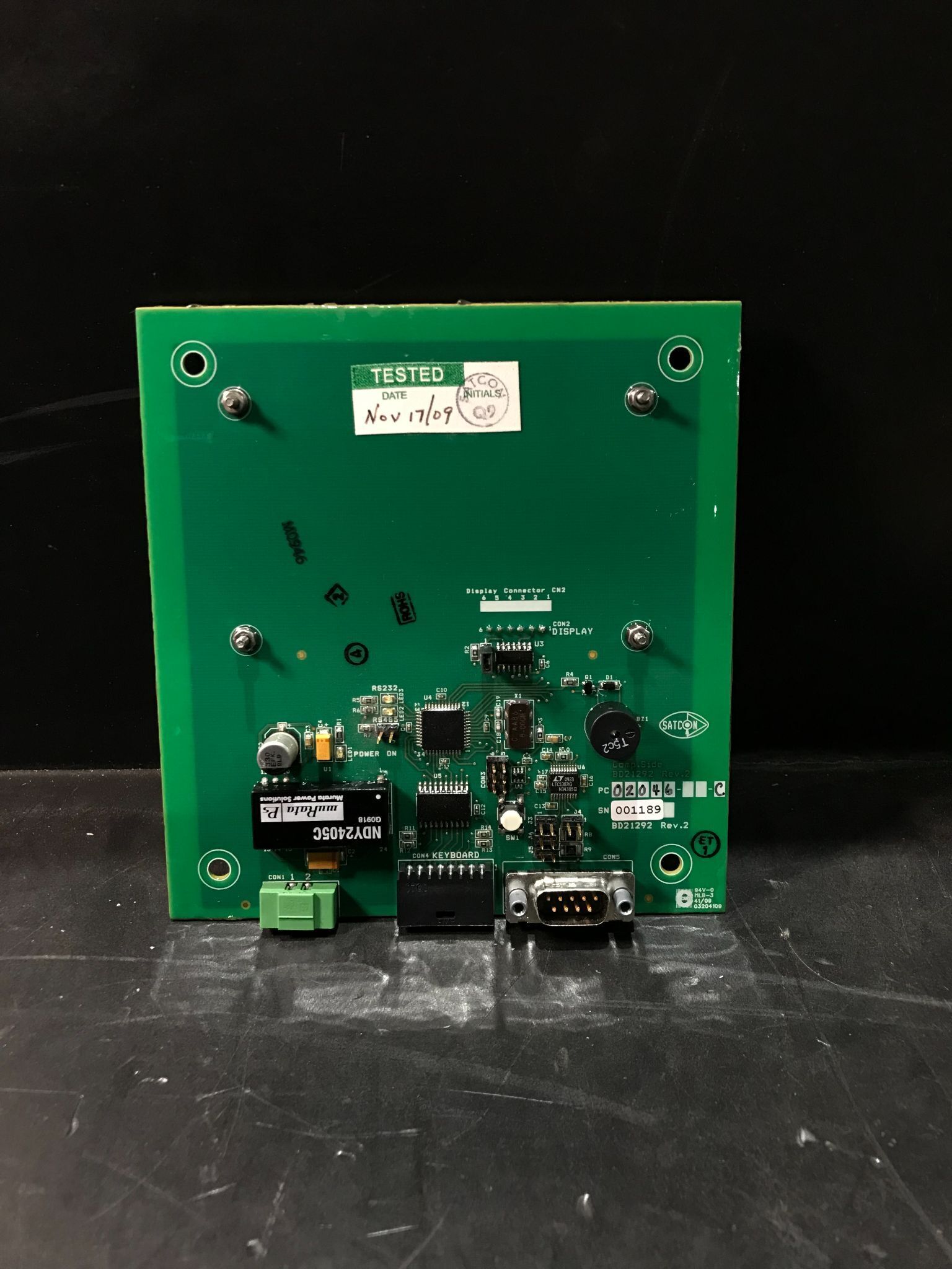 SATCON 02046-C PCB CONTROL BOARD NEW 3