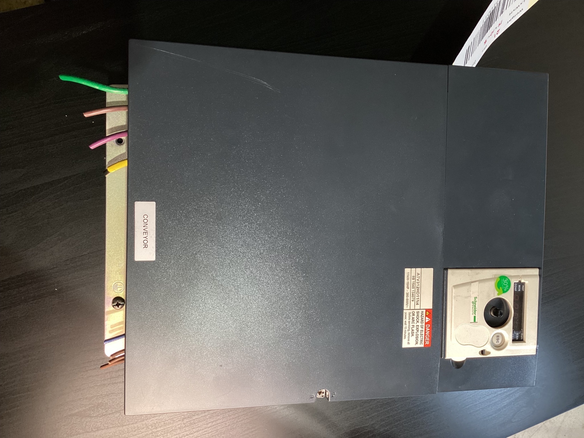 SCHNEIDER ELECTRIC ATV312HD11N4 15HP 11kW VFD USED 0