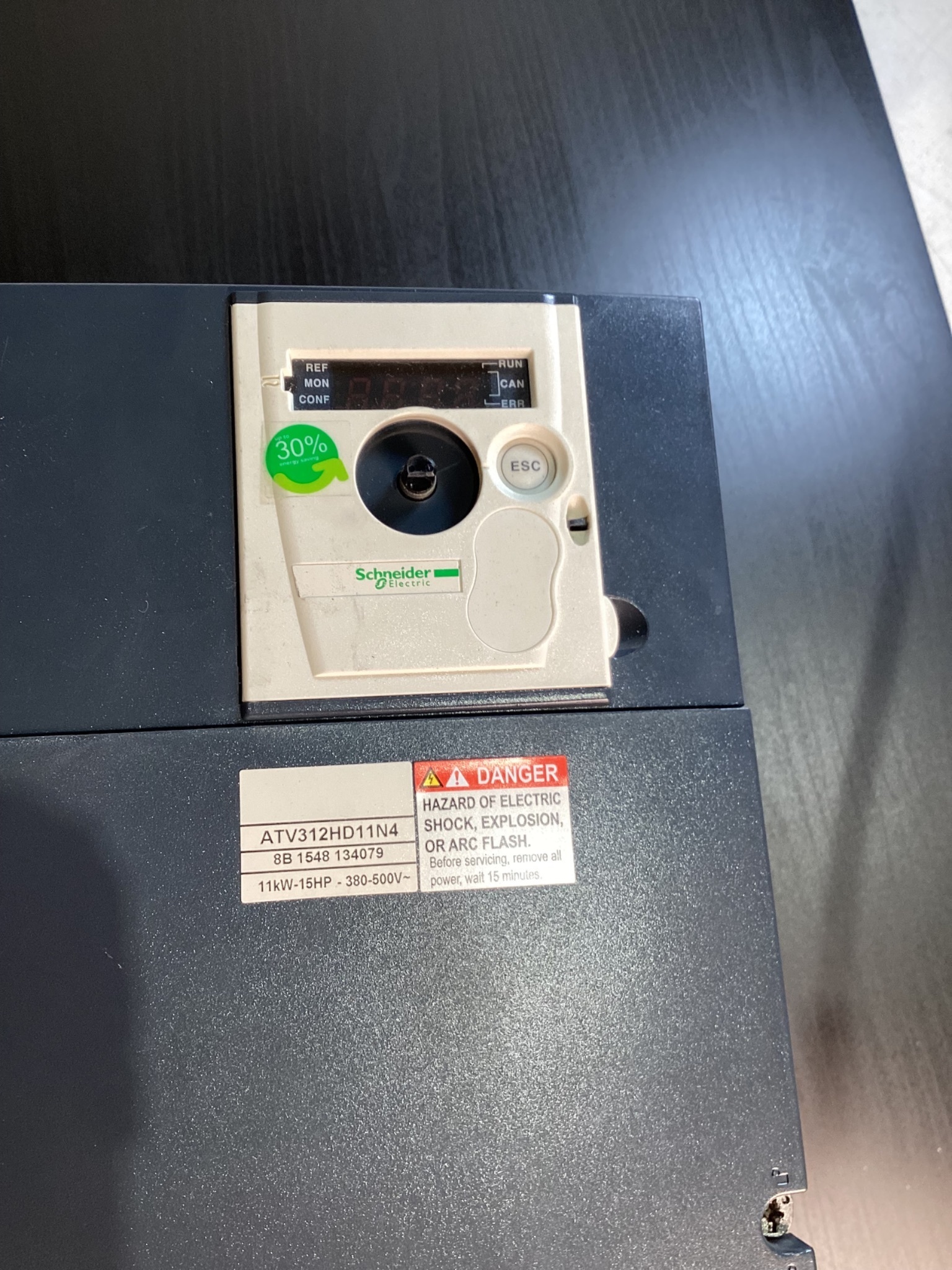 SCHNEIDER ELECTRIC ATV312HD11N4 15HP 11kW VFD USED 2
