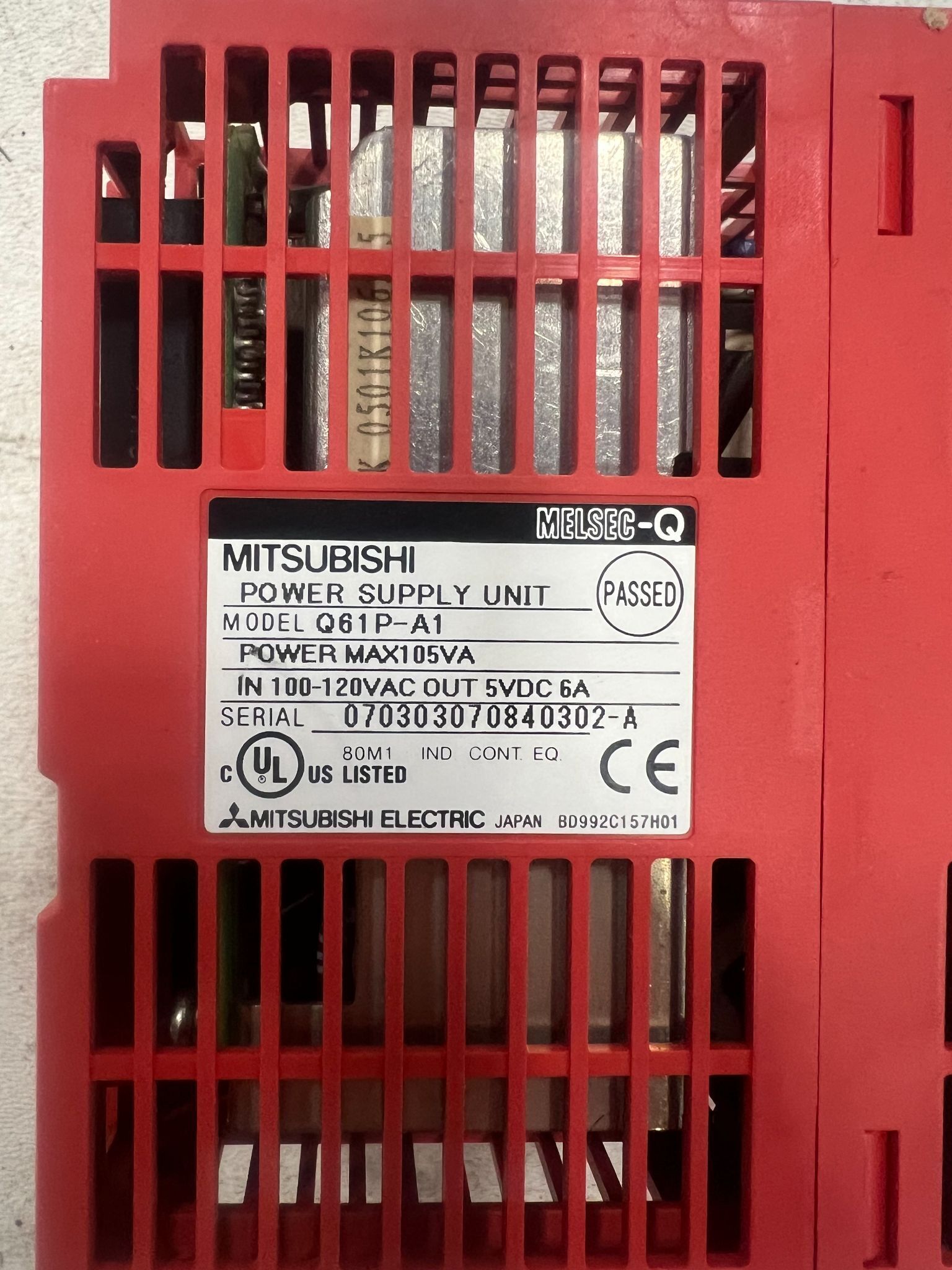 MITSUBISHI Q61P-A1 POWER SUPPLIES USED 3
