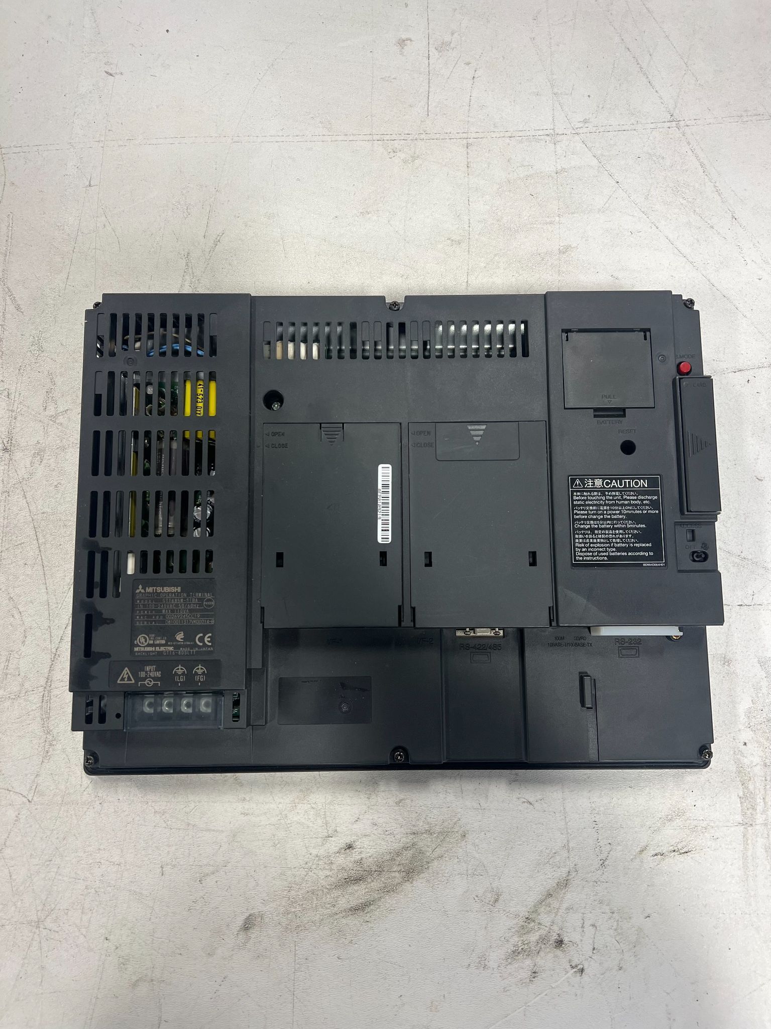 MITSUBISHI GT1685M-STBA GRAPHIC TERMINAL USED 1