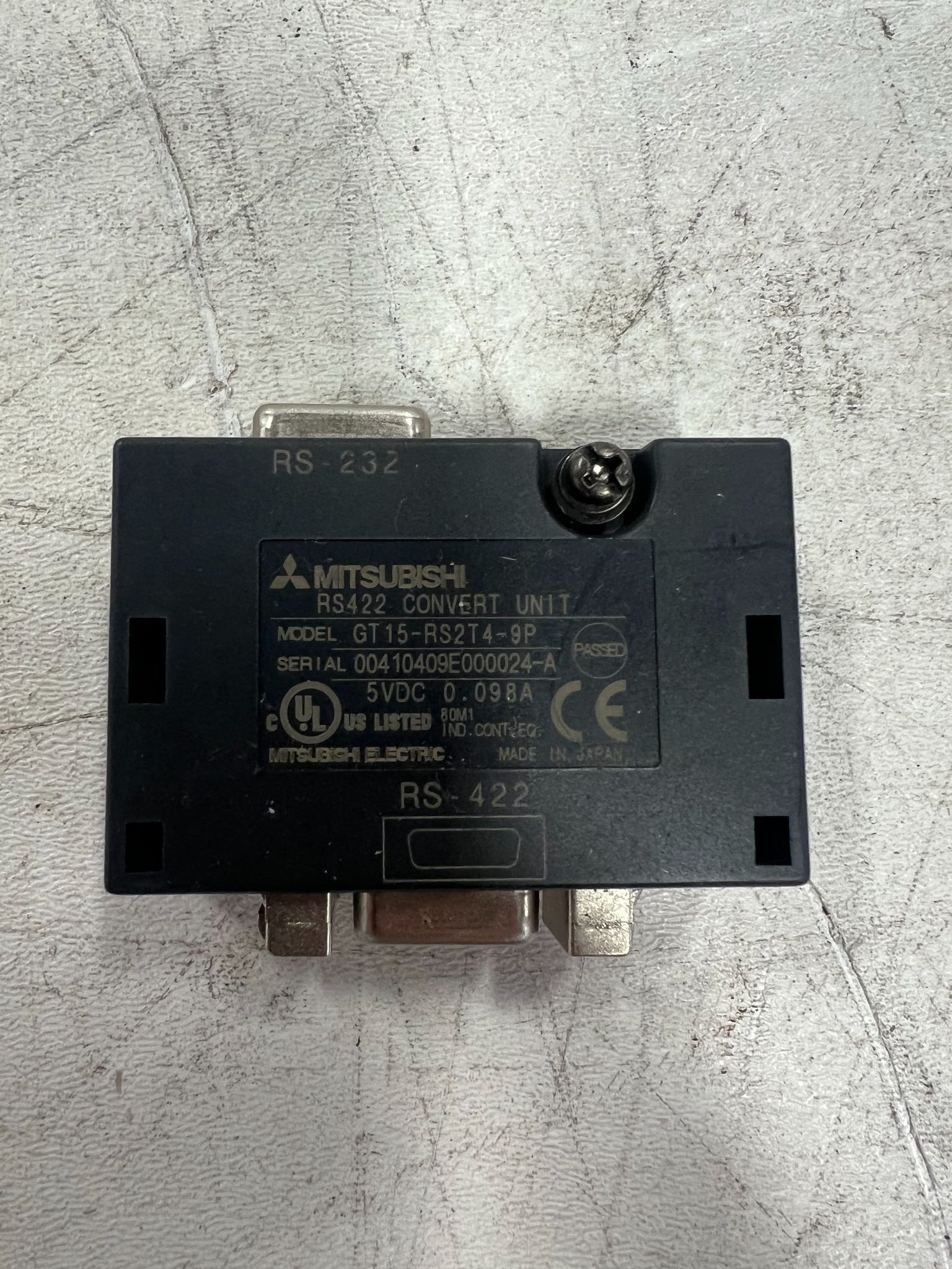 MITSUBISHI GT15-RS2T4-9P PLCS/MACHINE CONTROL USED 3
