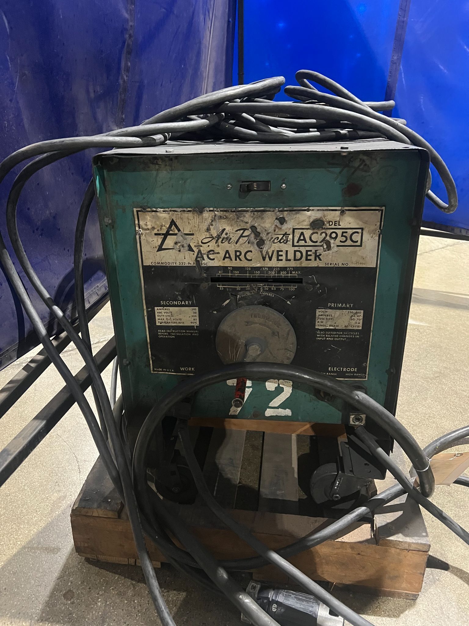 AVI PRODUCTS AC295C ARC WELDER PARTS 2