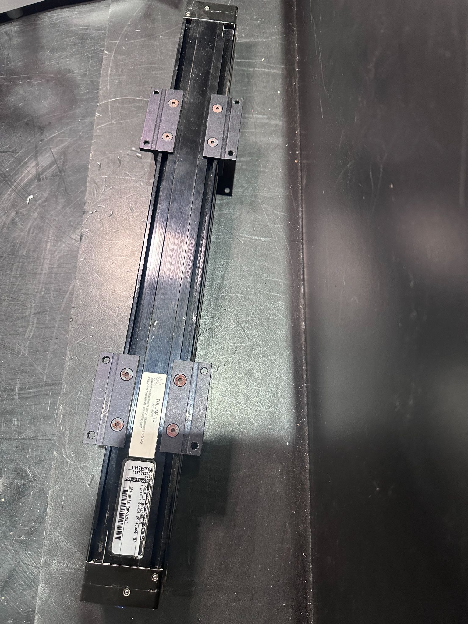 TOLOMATIC BC310SK14.000TS2 RODLESS BAND CYLINDER 14IN STROKE USED 1