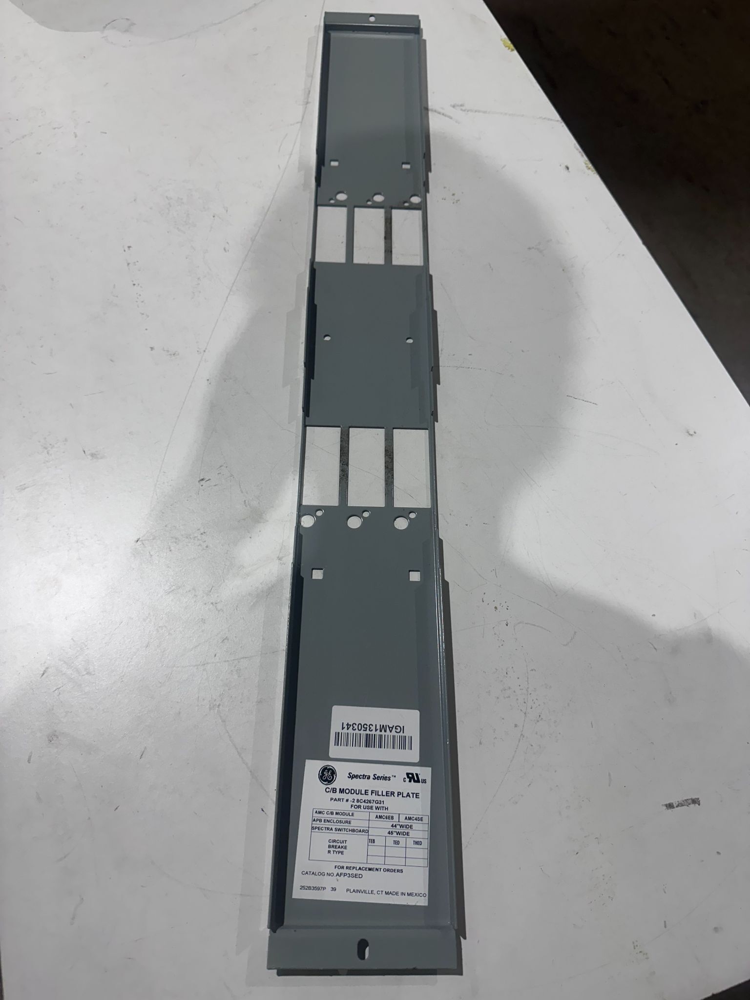 GENERAL ELECTRIC 208C4267G3 MODULE FILLER PLATE NEW 1