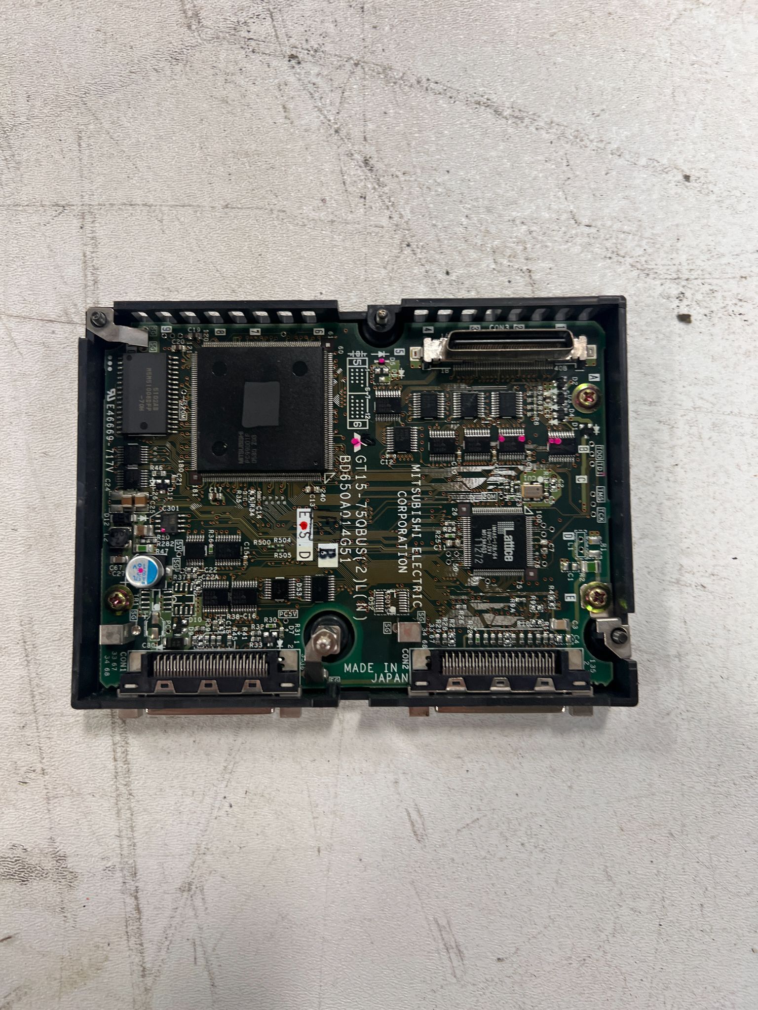 MITSUBISHI GT15-75QBUS2L PLC MACHINE CONTROL USED 1