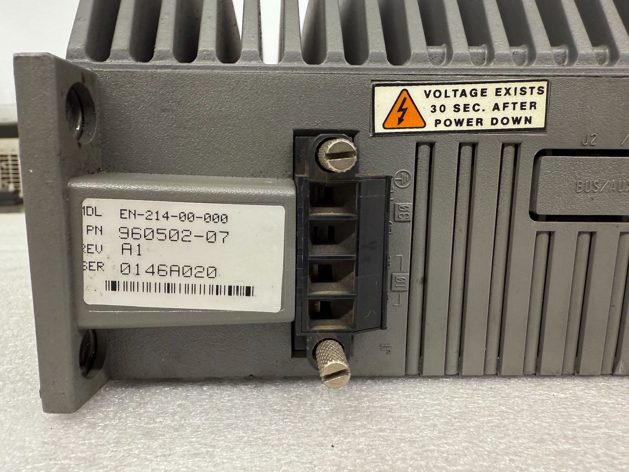 CONTROL TECHNIQUES / EMERSON EN-214-00-000 Servo Drive w/ FM-2 Index Module USED 6