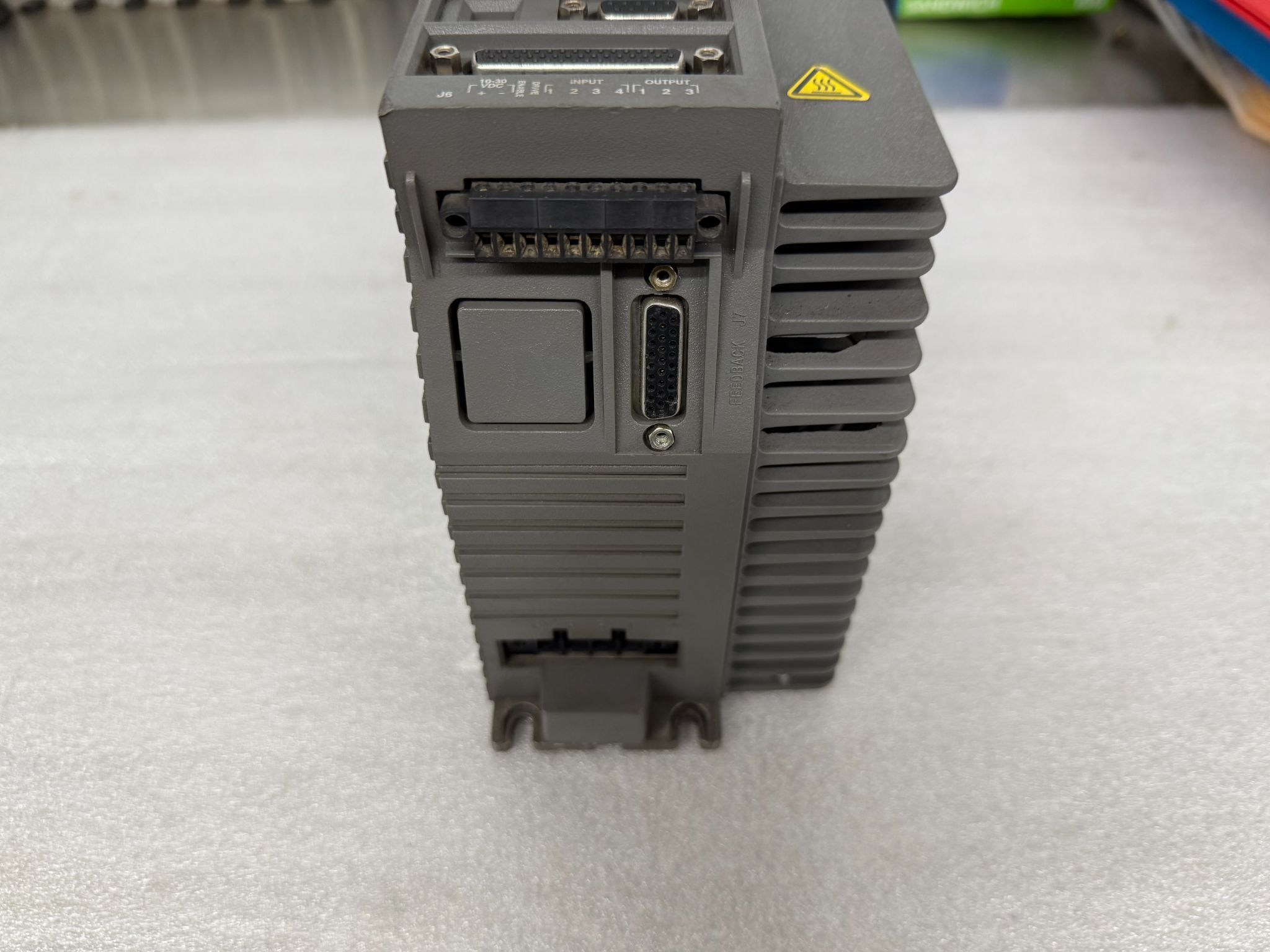 CONTROL TECHNIQUES / EMERSON EN-214-00-000 Servo Drive w/ FM-2 Index Module USED 7