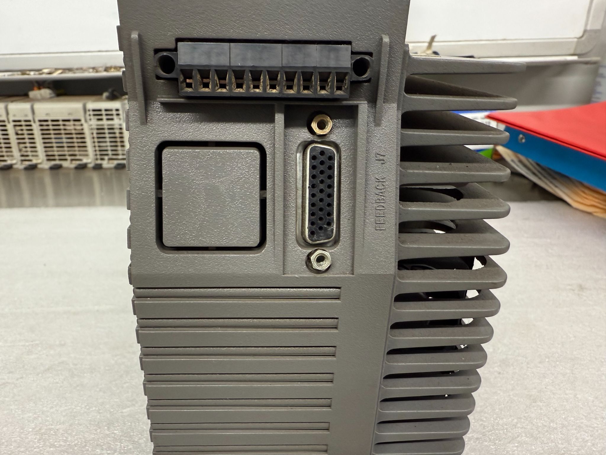CONTROL TECHNIQUES / EMERSON EN-214-00-000 Servo Drive w/ FM-2 Index Module USED 8