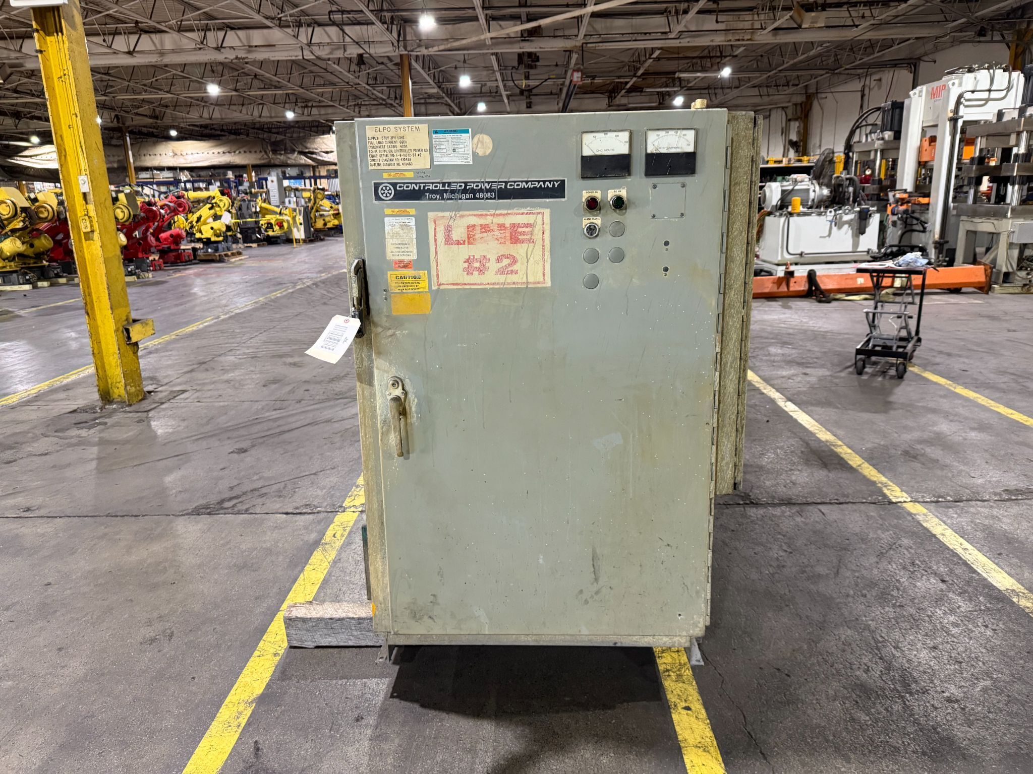 660A CONTROLLED POWER "RXPO" Modular DC Power Supply/Rectifier USED 1