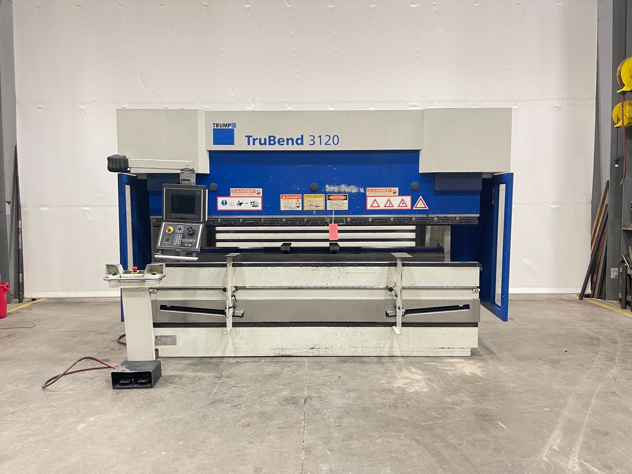 TRUMPF TRUBEND 3120 CNC PRESS BRAKE 132T 122IN 4-AXIS USED 0