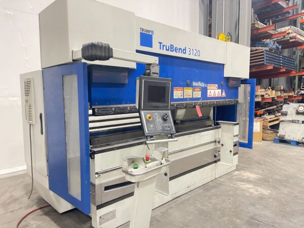 TRUMPF TRUBEND 3120 CNC PRESS BRAKE 132T 122IN 4-AXIS USED 2