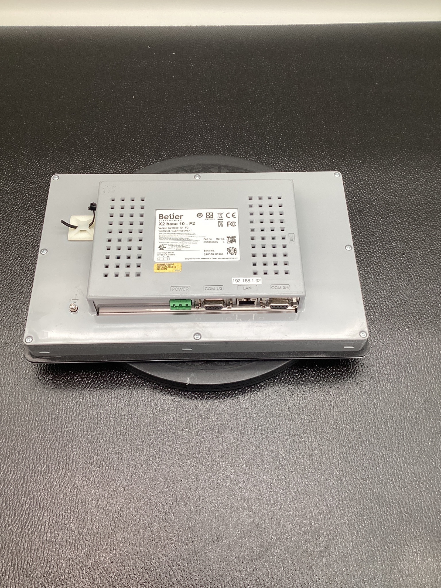 BEIJER X2 BASE 10‑F2 10″ Resistive Touch HMI USED PANEL 1
