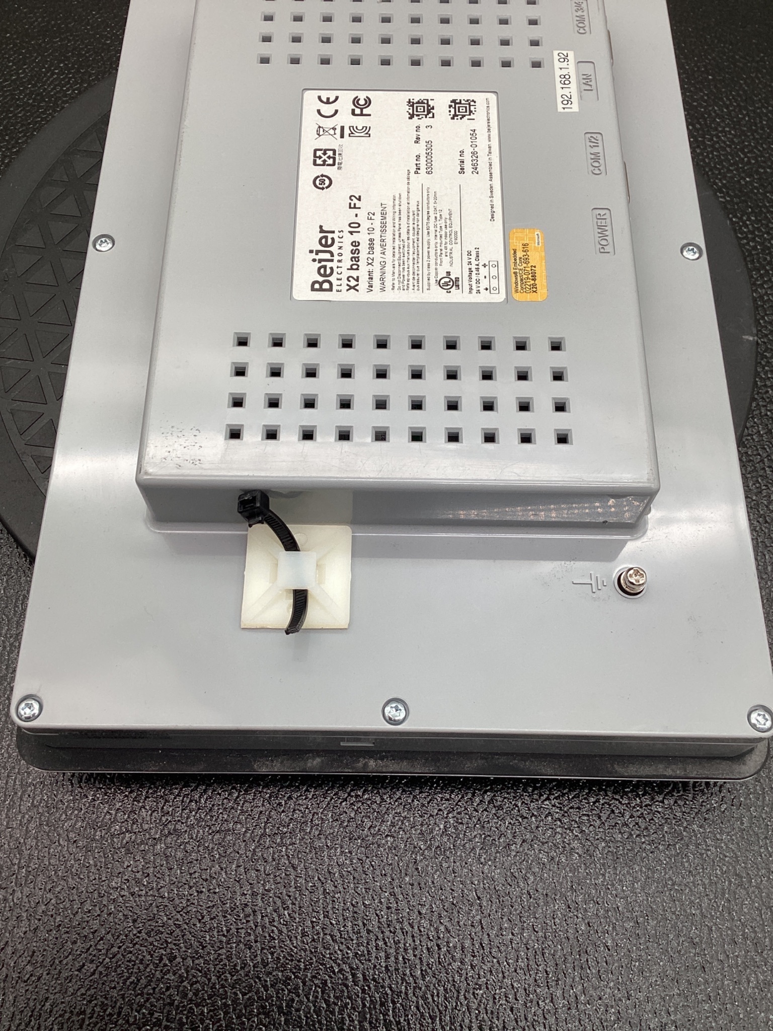 BEIJER X2 BASE 10‑F2 10″ Resistive Touch HMI USED PANEL 4