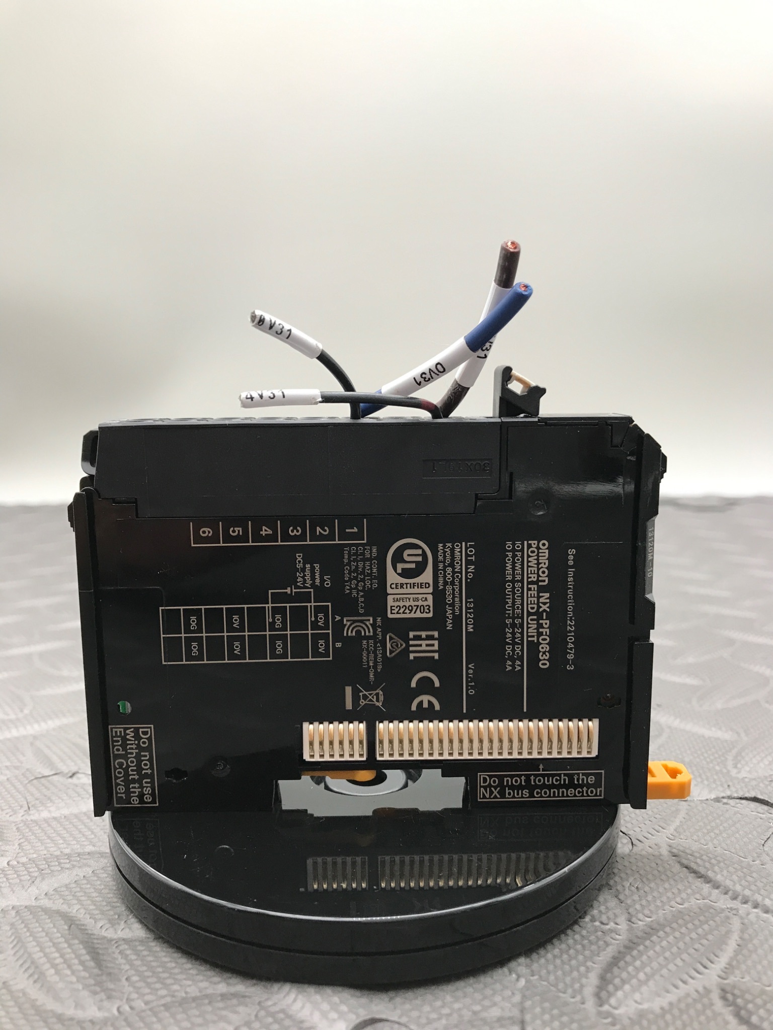 OMRON NX‑PF0630 I/O Power Supply Unit USED (5–24 V, 4 A) 2