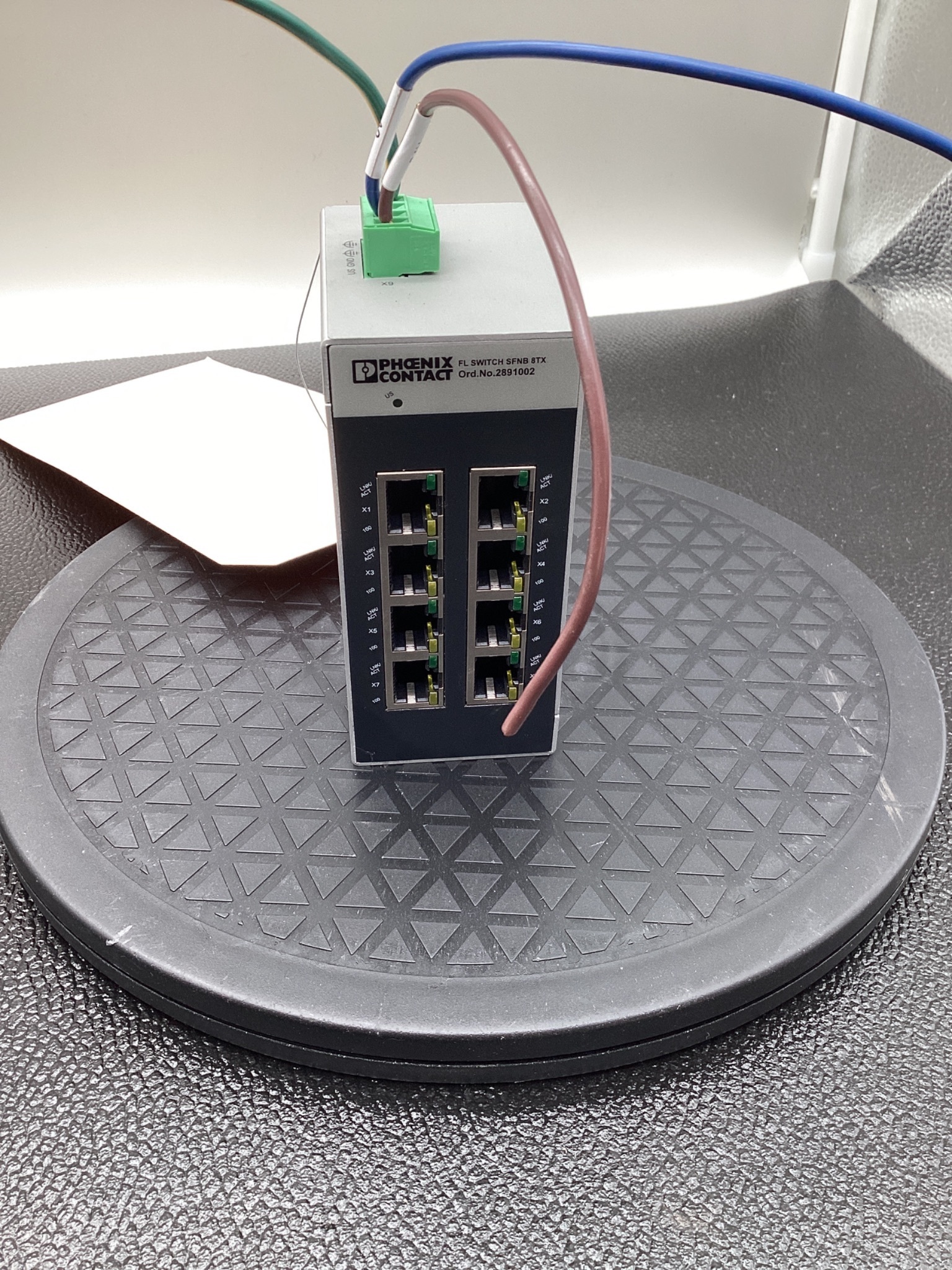 PHOENIX CONTACT FL SWITCH SFNB 8TX ETHERNET SWITCH 2891002 USED 0