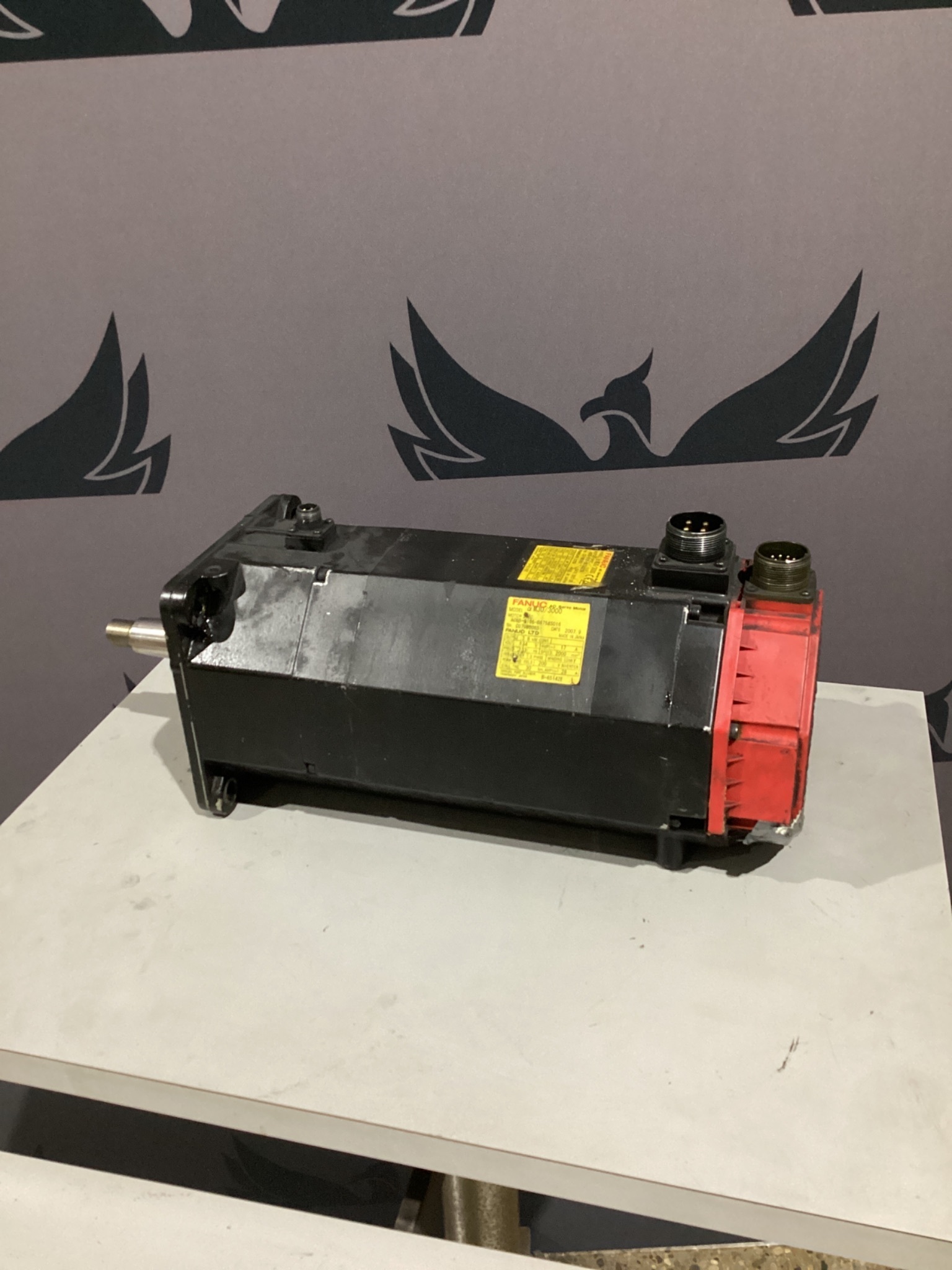 FANUC A06B-0166-B675#S016 AC SERVO MOTOR 3.8KW 2000RPM TPR BRK USED 0