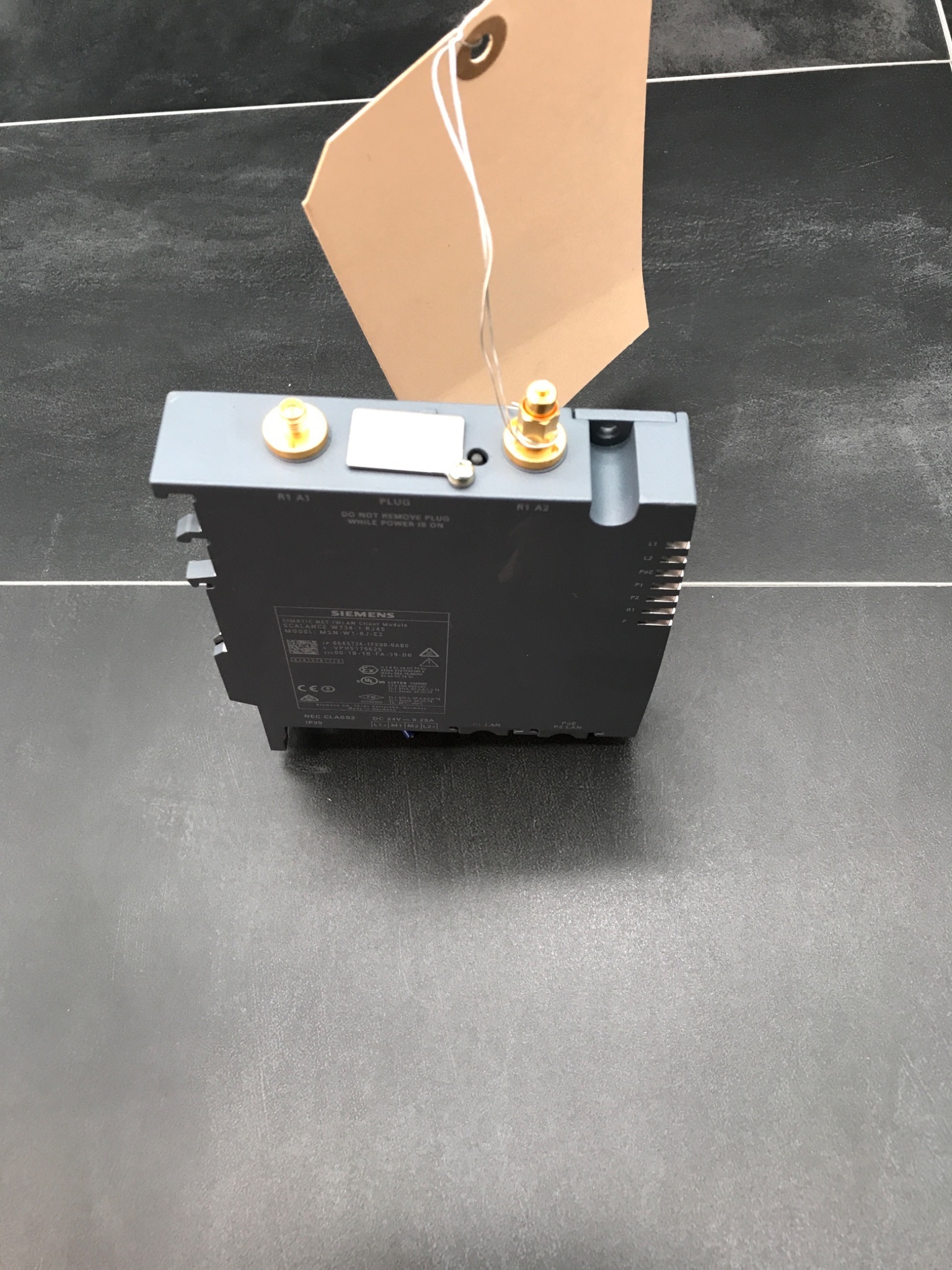 SIEMENS SCALANCE W734‑1 6GK5734‑1FX00‑0AB0 IWLAN Client Module 24V USED 4
