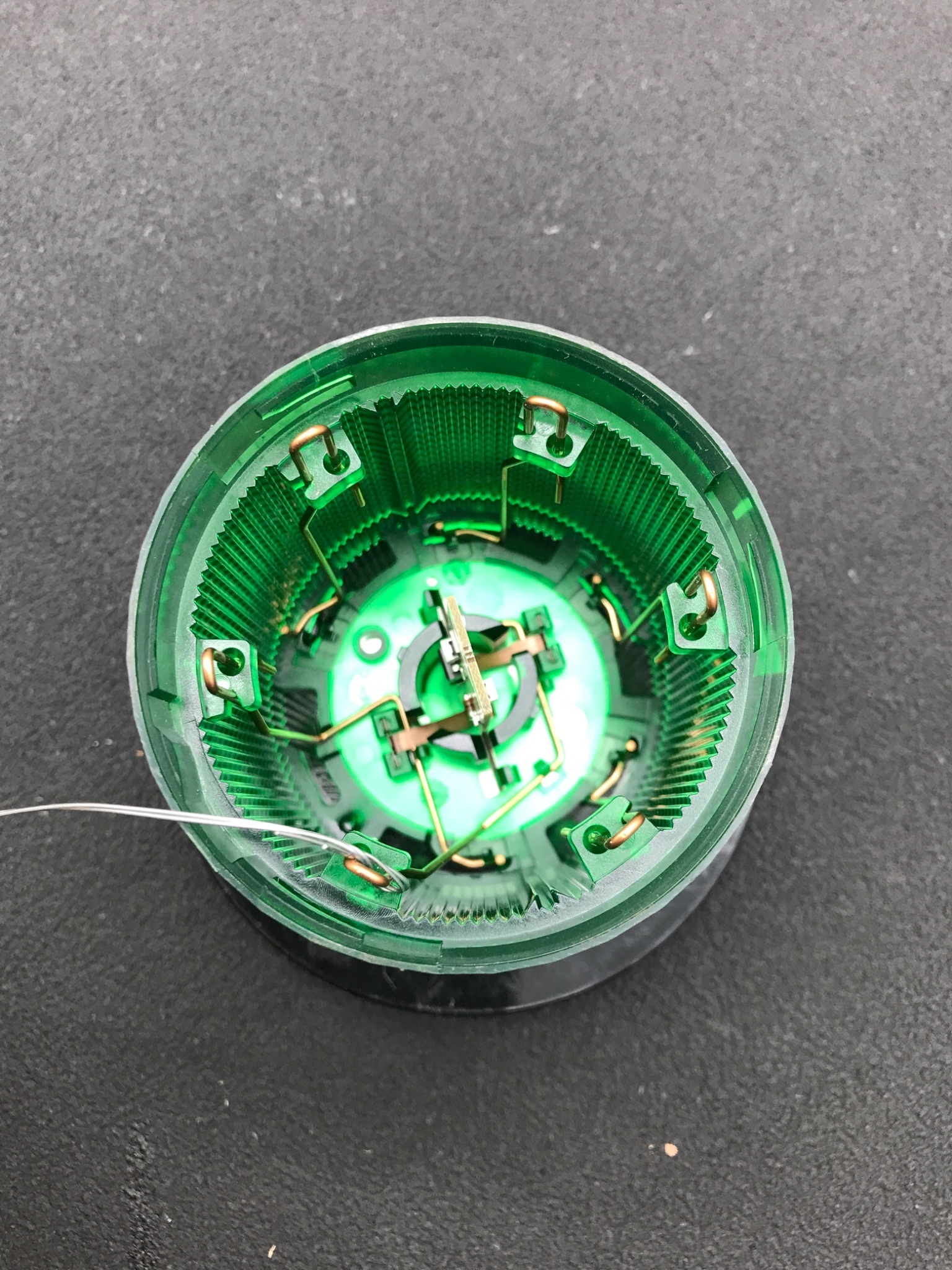 SIEMENS 8WD4 420-5AC GREEN LED SIGNAL TOWER MODULE 24V AC/DC USED 1