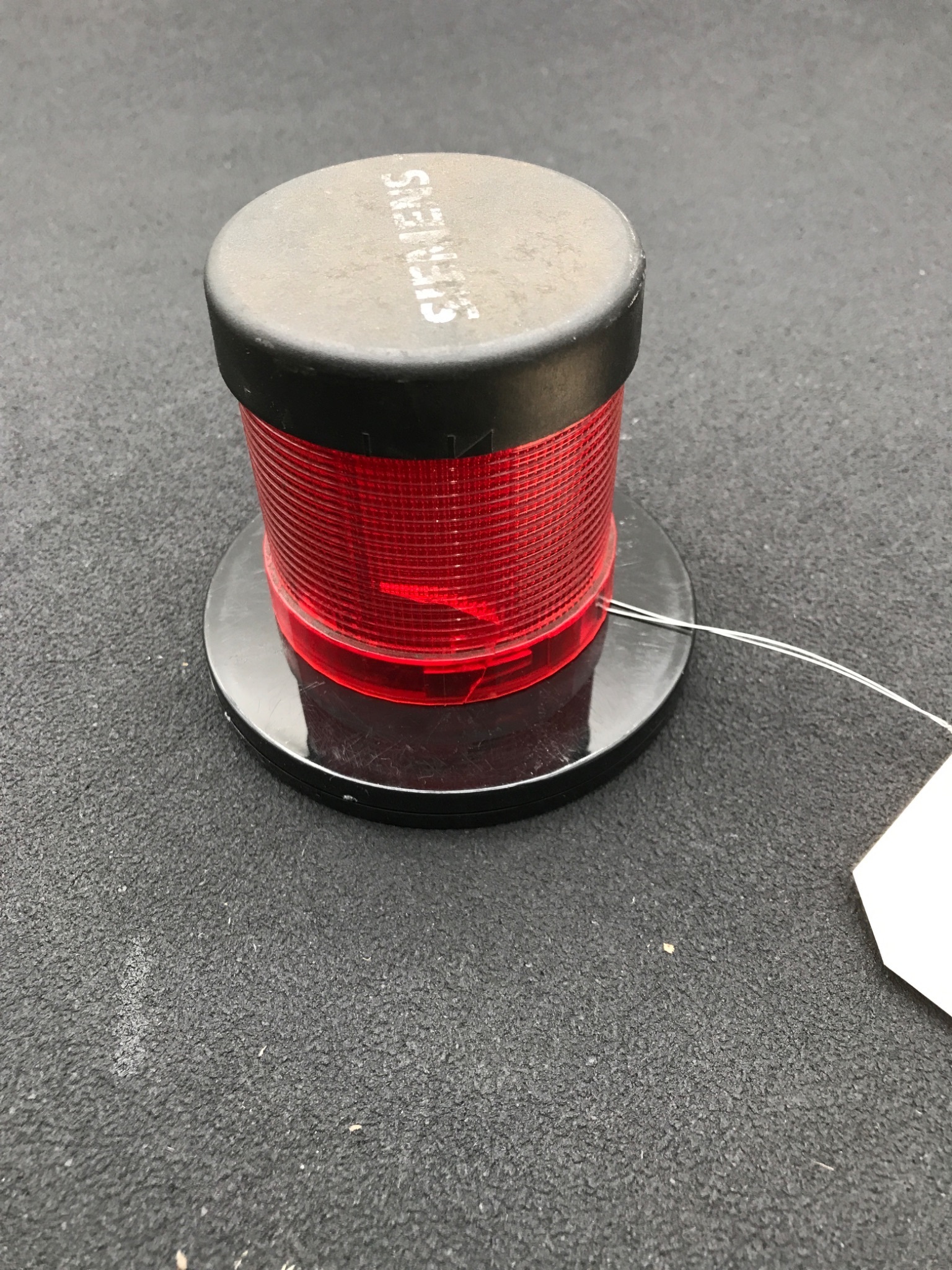 SIEMENS 8WD4 420-5AB RED LED SIGNAL TOWER MODULE 24V AC/DC USED 1