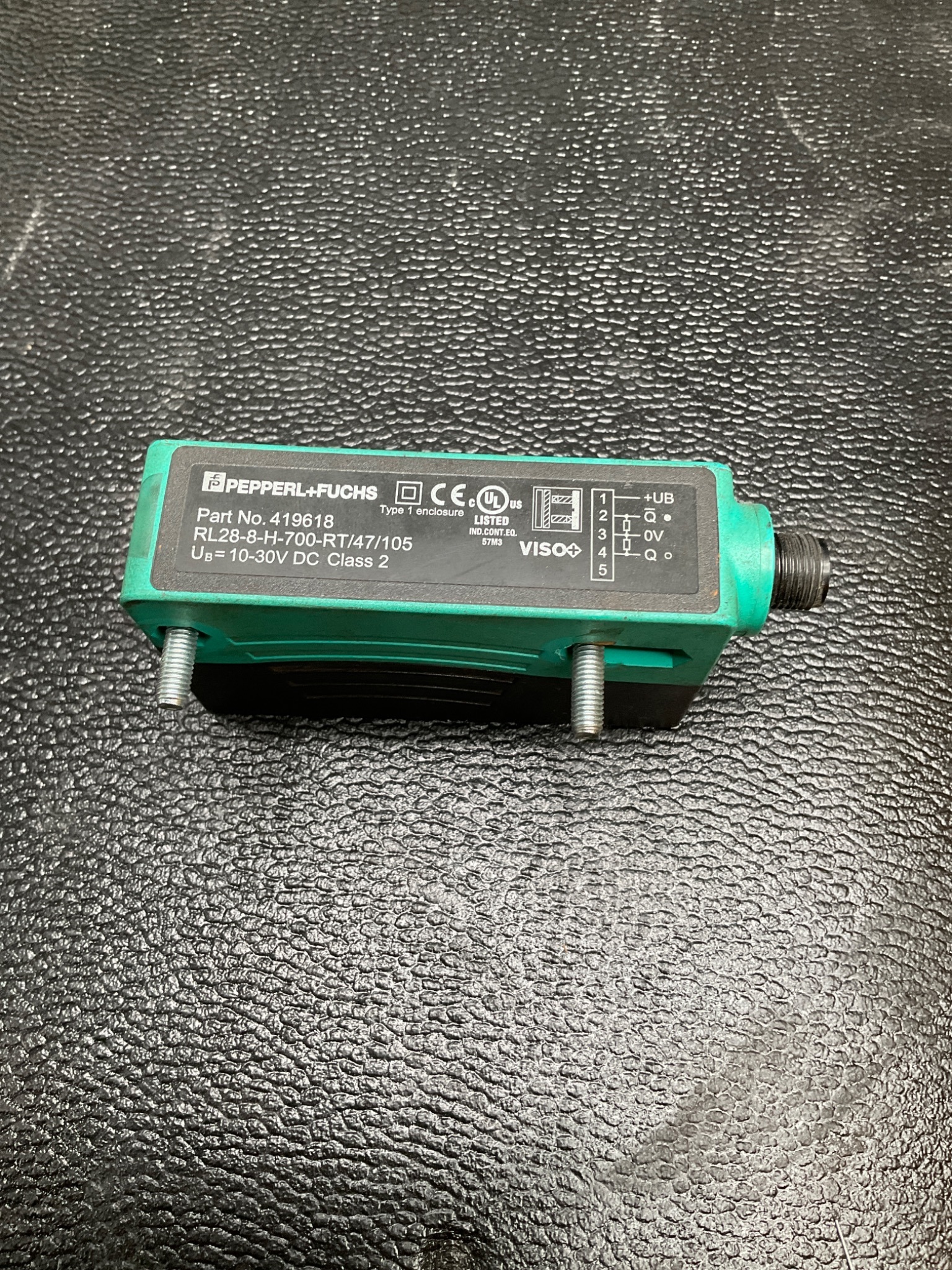 PEPPERL+FUCHS RL28-8-H-700-RT/47/105 PHOTOELECTRIC SENSOR USED 4
