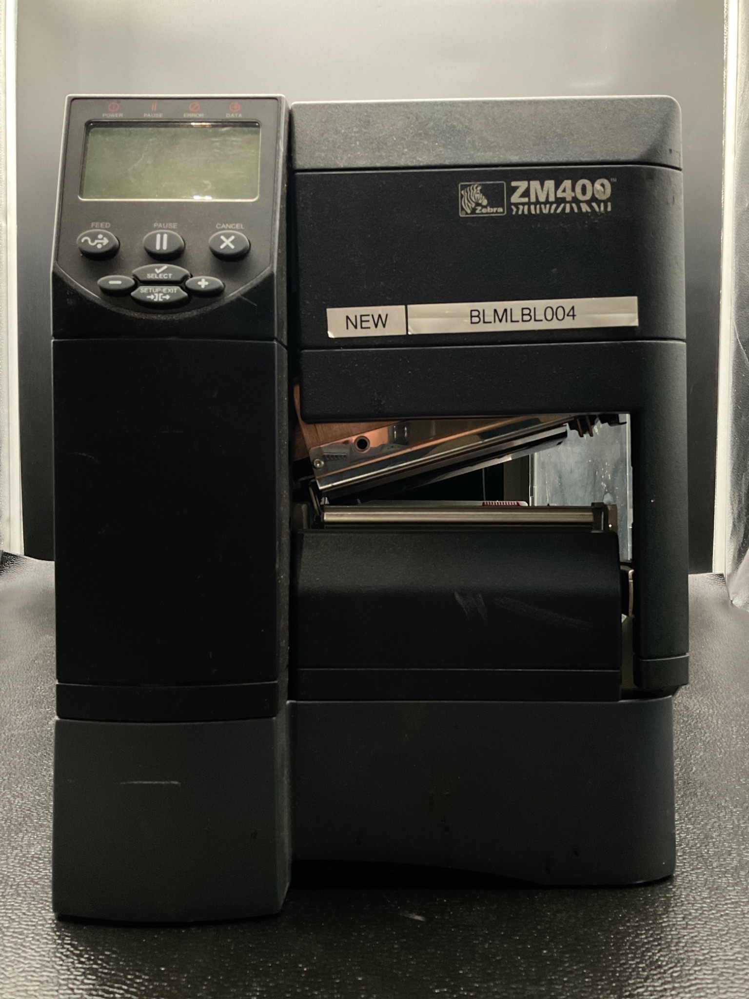 ZEBRA ZM400 THERMAL TRANSFER LABEL PRINTER USB ETHERNET USED 4