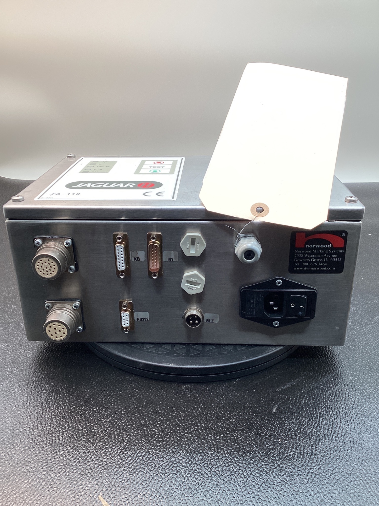 NORWOOD JAGUAR II FA-110 THERMAL PRINTHEAD MODULE 300DPI USED 1