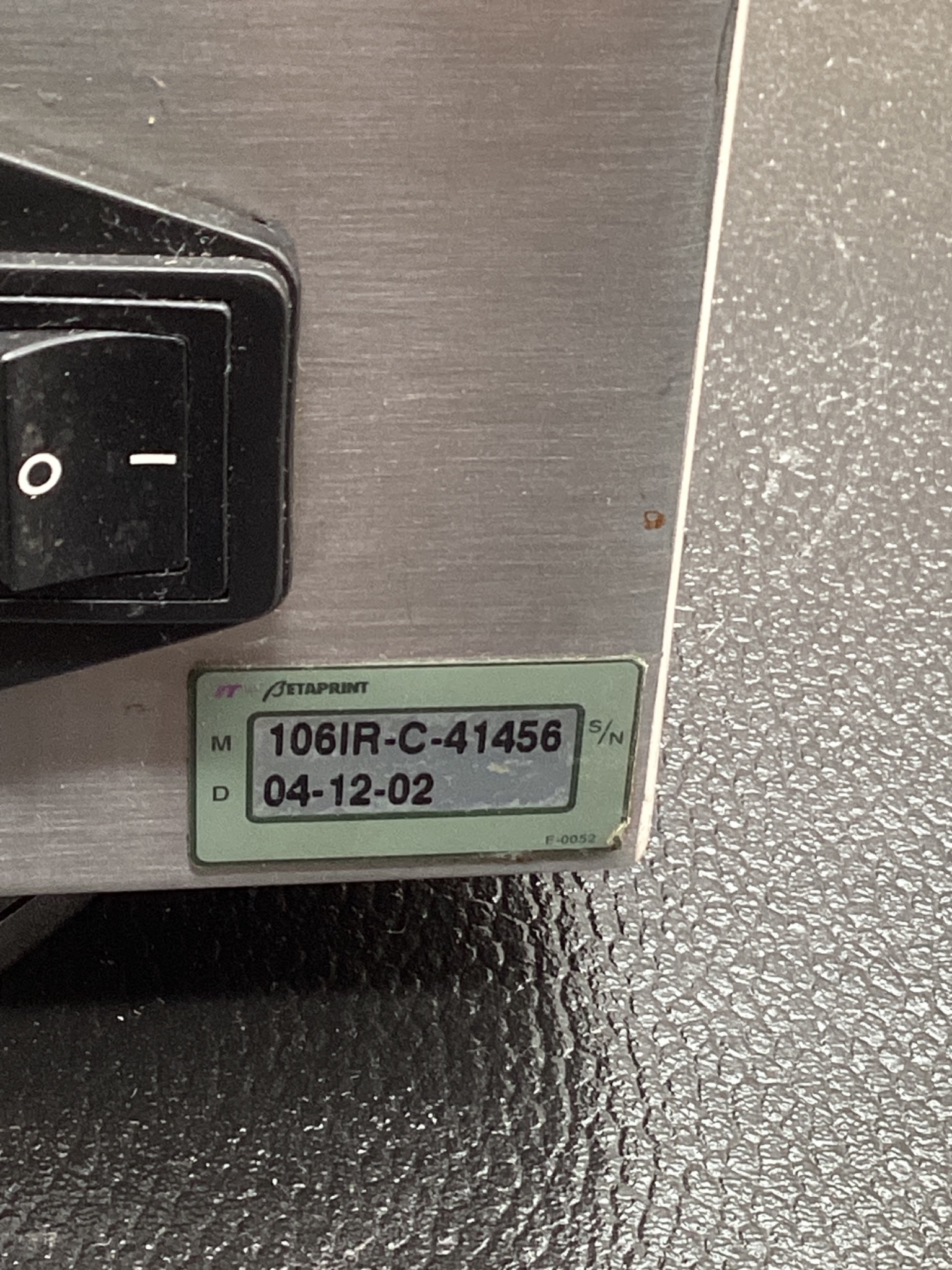 NORWOOD JAGUAR II 106IR-C THERMAL PRINTHEAD MODULE 300DPI USED 6