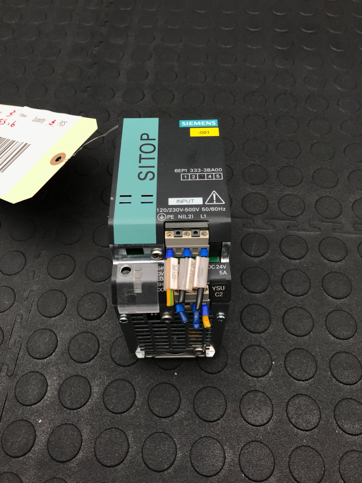 SIEMENS SITOP PSU200M 6EP1333‑3BA00 24 VDC 5 A Power Supply USED 0