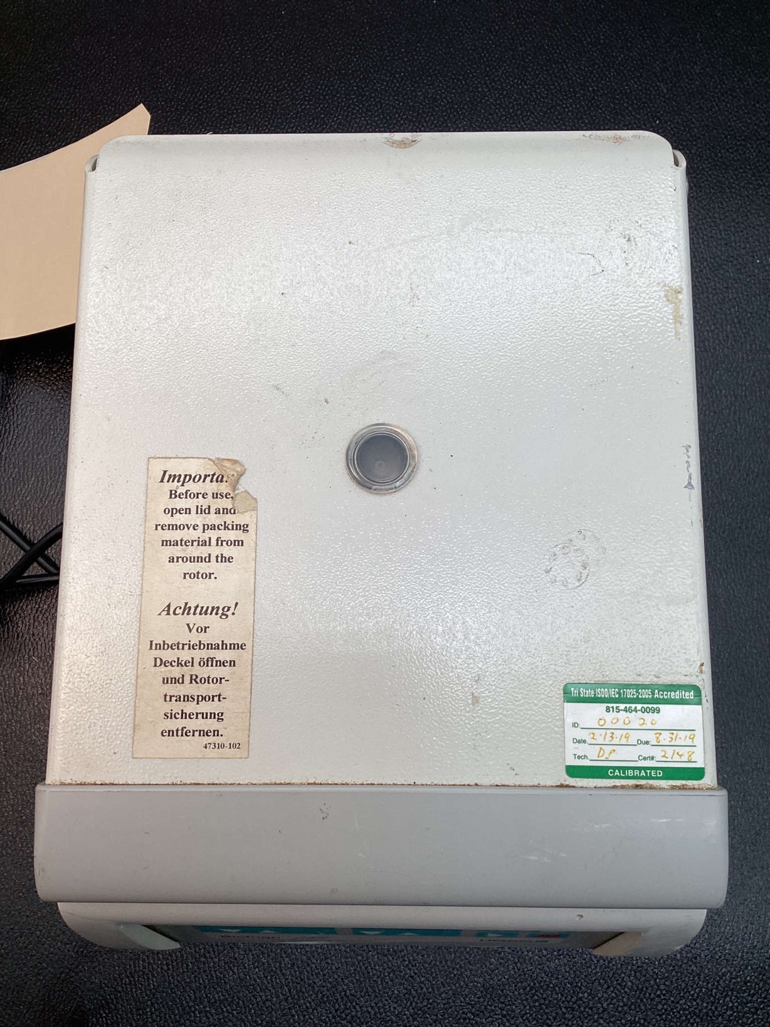 HERAEUS 75003284 BIOFUGE PICO CENTRIFUGE USED 5