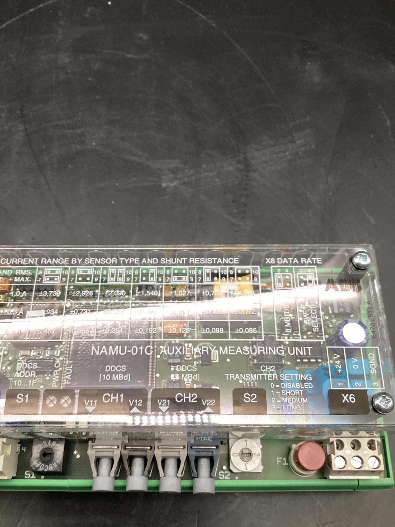 ABB NAMU‑01C 64702475D AUXILIARY MEASURING UNIT USED 2