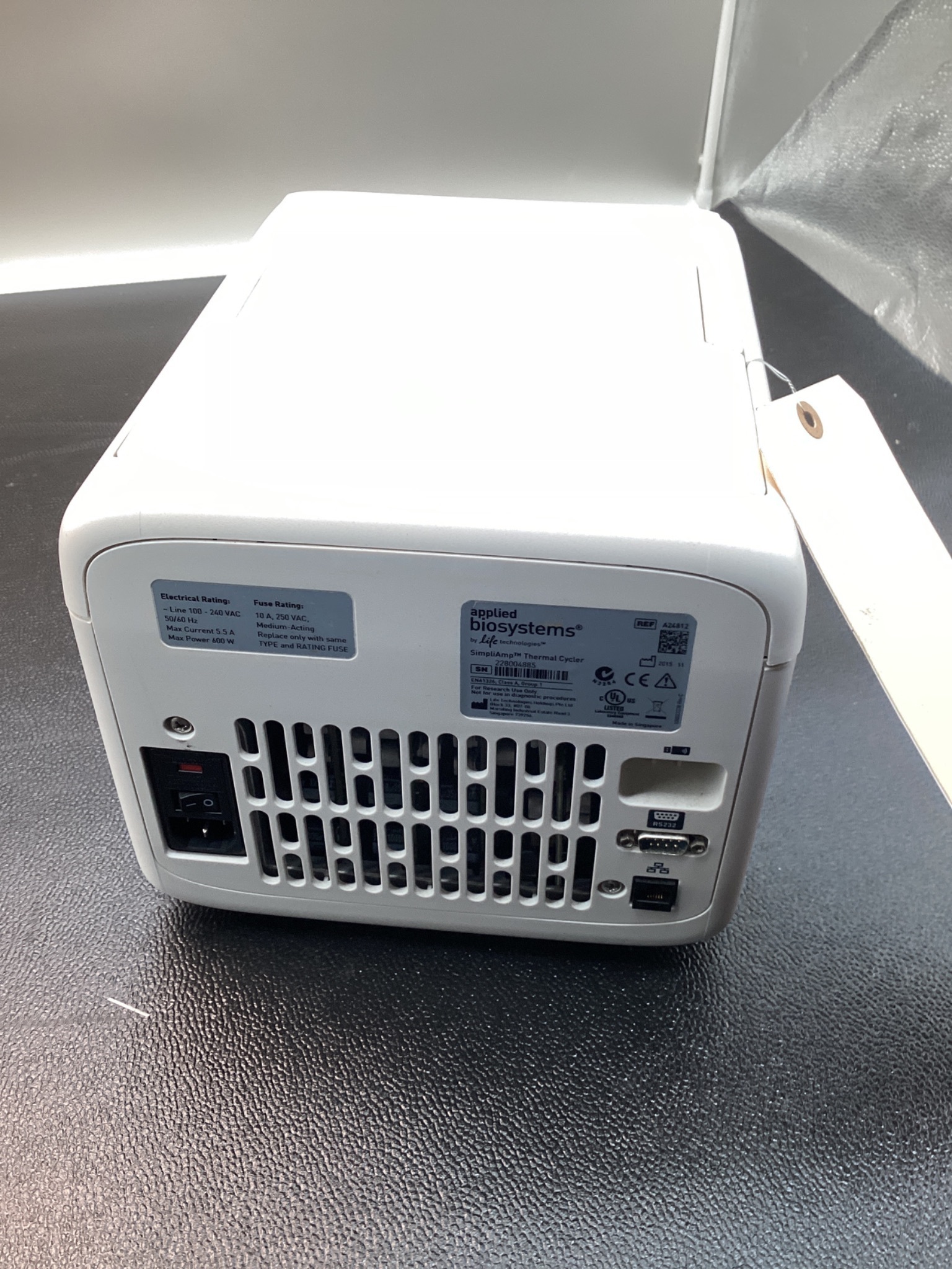APPLIED BIOSYSTEMS A24812 SIMPLIAMP THERMAL CYCLER PCR USED 2