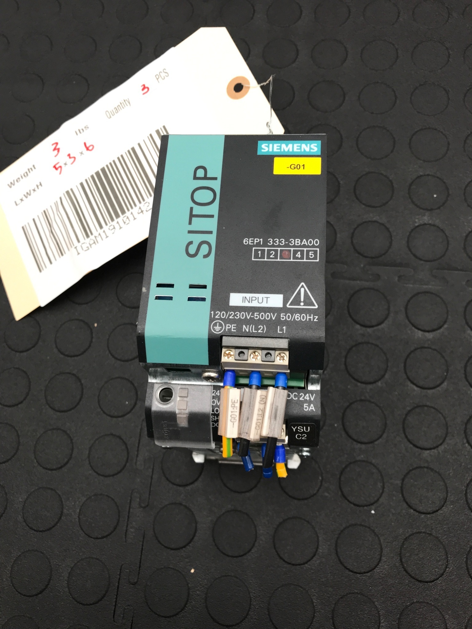 SIEMENS SITOP PSU200M 6EP1333‑3BA00 24 VDC 5 A Power Supply USED 4