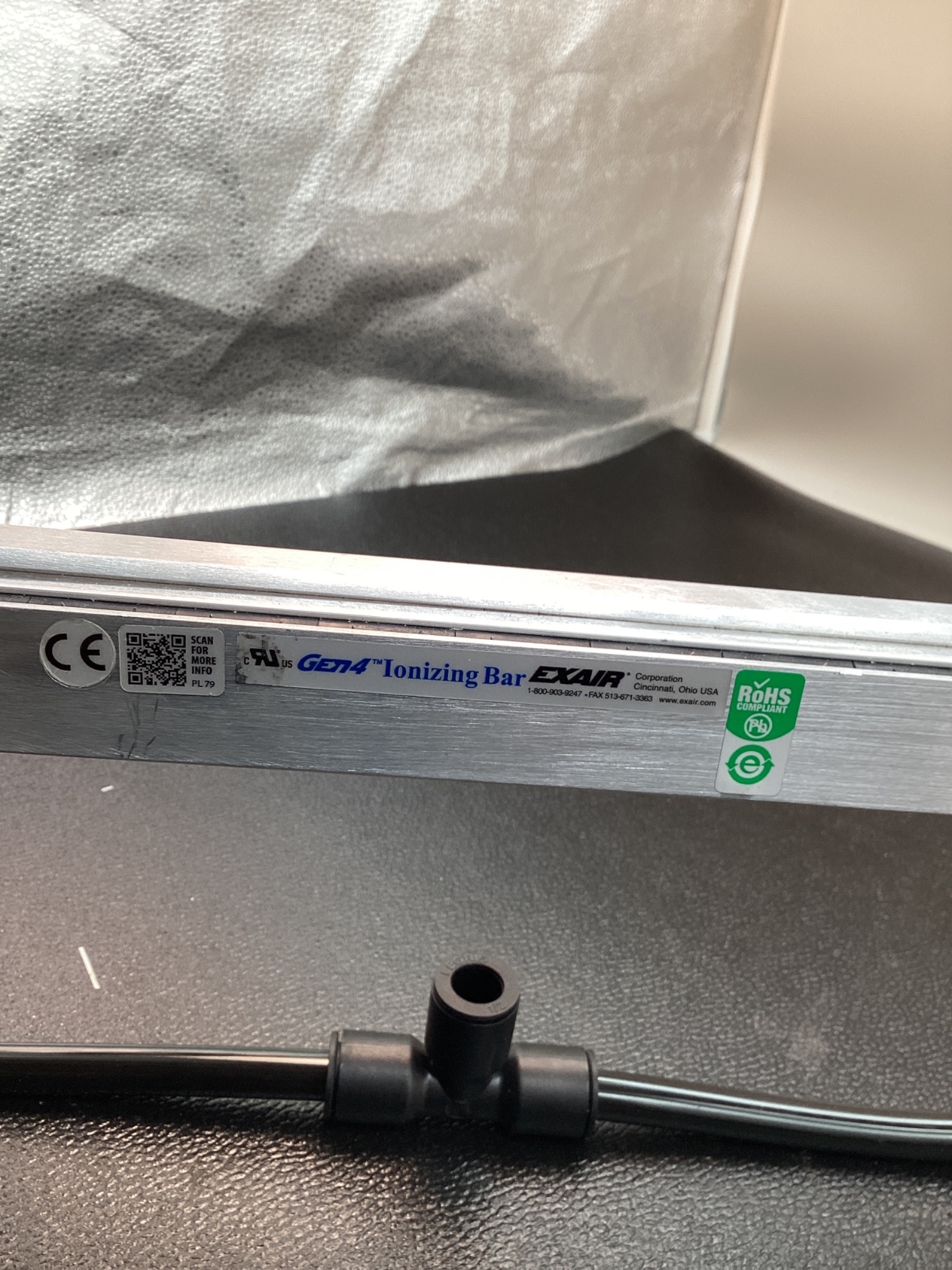 EXAIR 112118 GEN4 SUPER ION AIR KNIFE USED 7