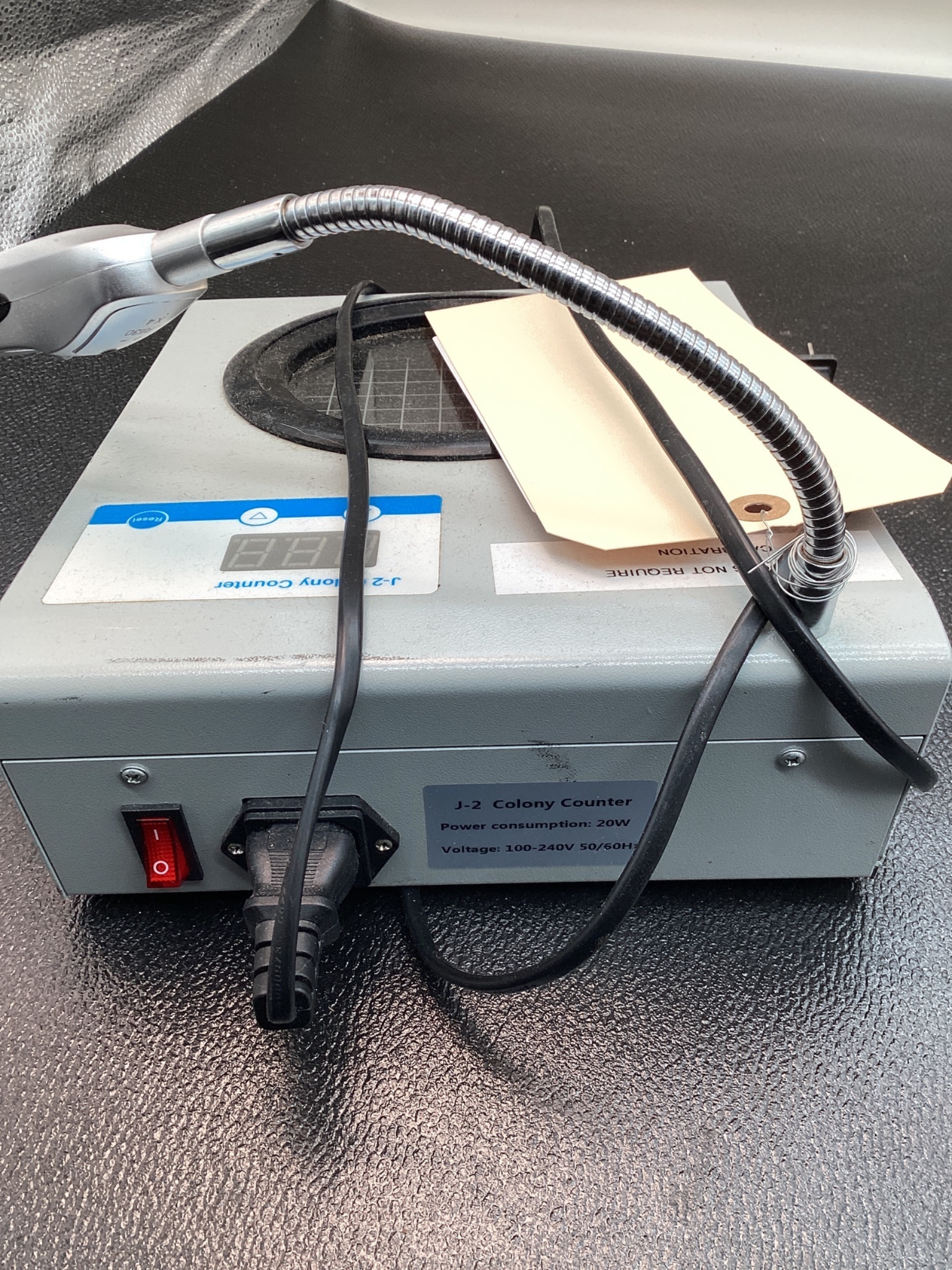 J2 SEMI-AUTOMATIC DIGITAL COLONY COUNTER 220V USED 2
